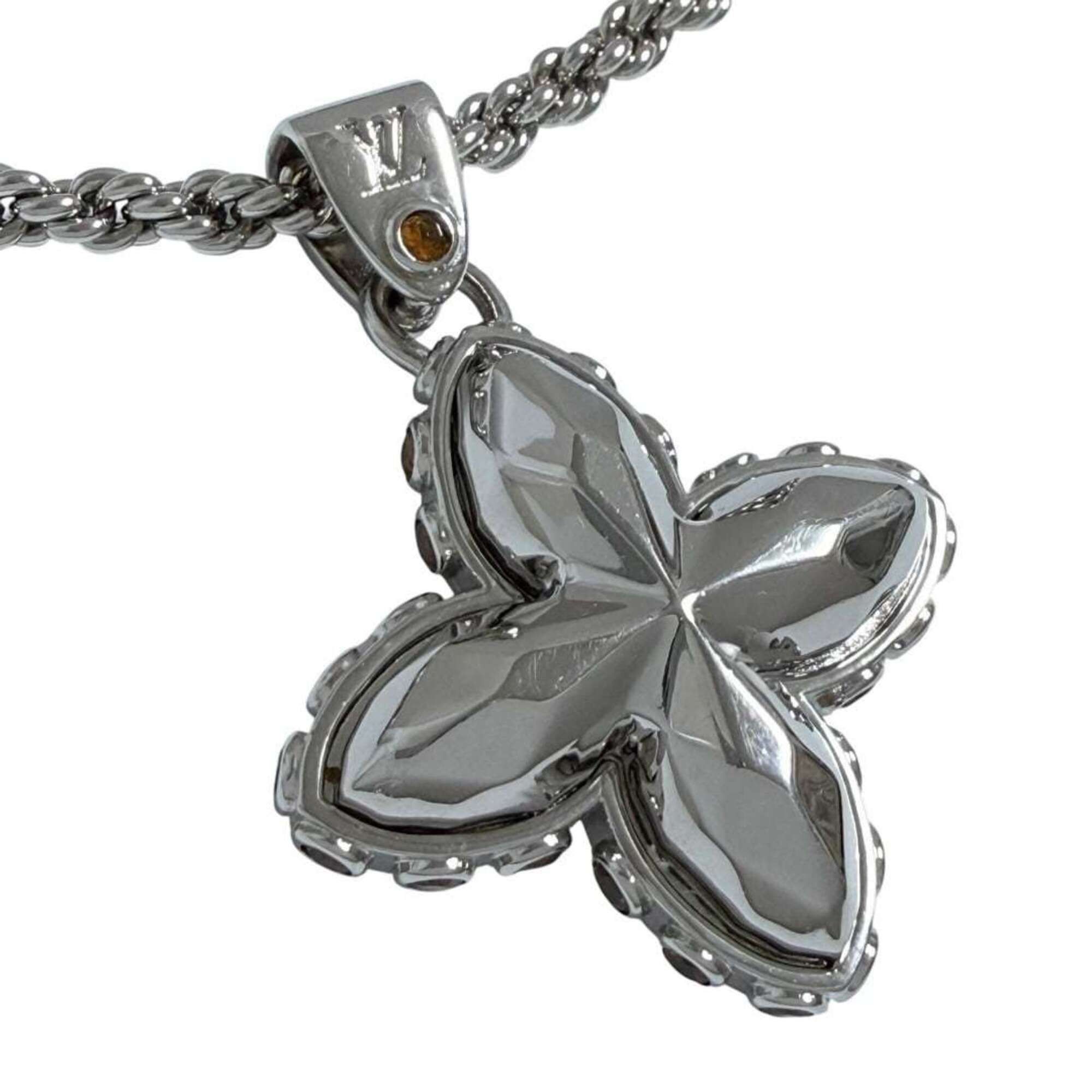 Louis Vuitton Louis Vuitton Men's Pendant LV Flower Stud Necklace Size ONE SIZE - 1 Thumbnail