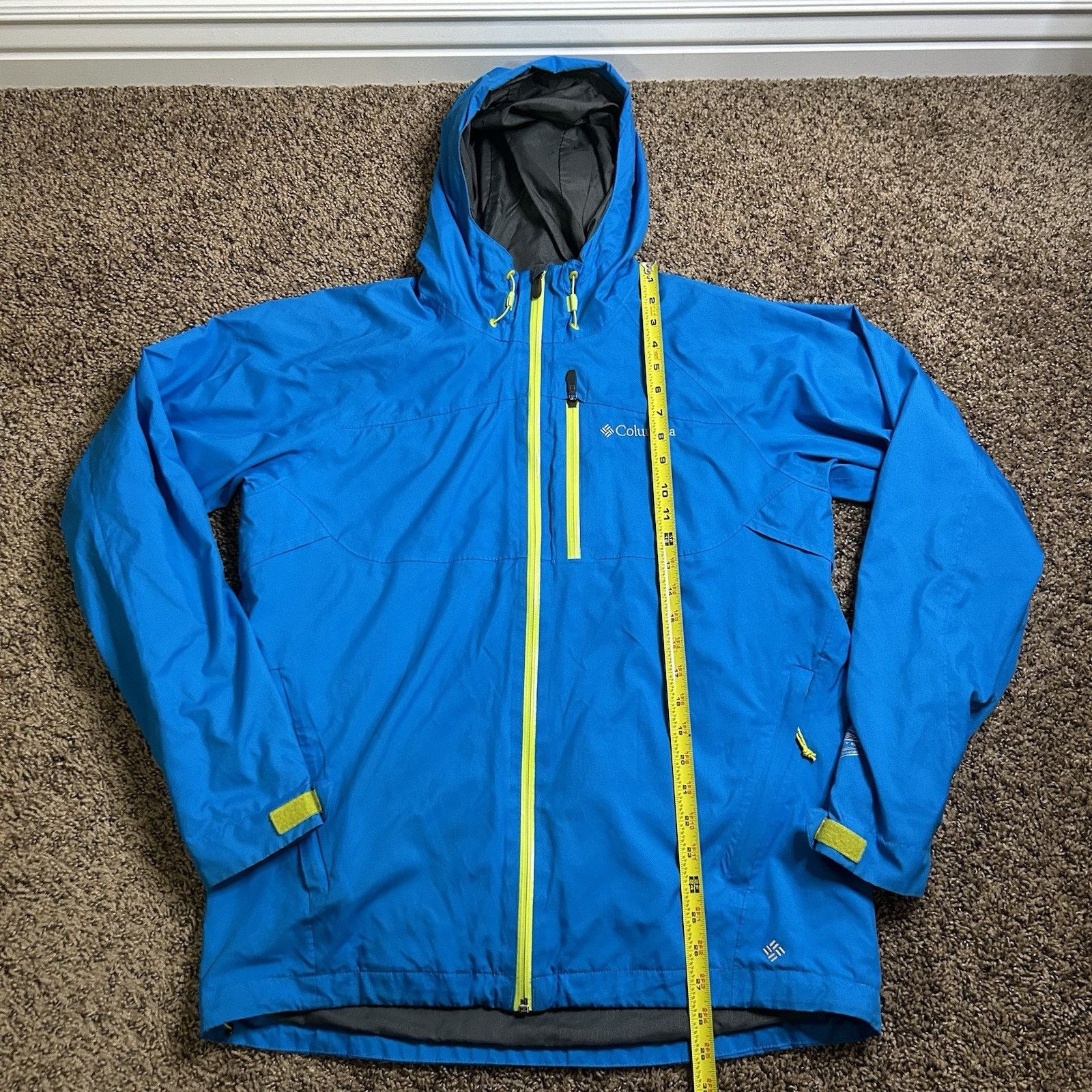 Columbia Columbia Interchange Jacket Teal/Neon Green Medium Omnitech Size US M / EU 48-50 / 2 - 15 Thumbnail