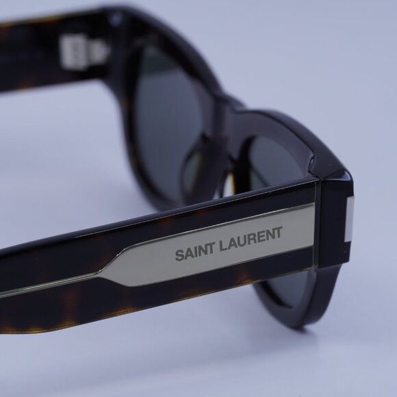 Saint Laurent Paris Saint Laurent SL573 002 Sunglasses Dark Havana Square Frame, Size ONE SIZE - 10 Thumbnail
