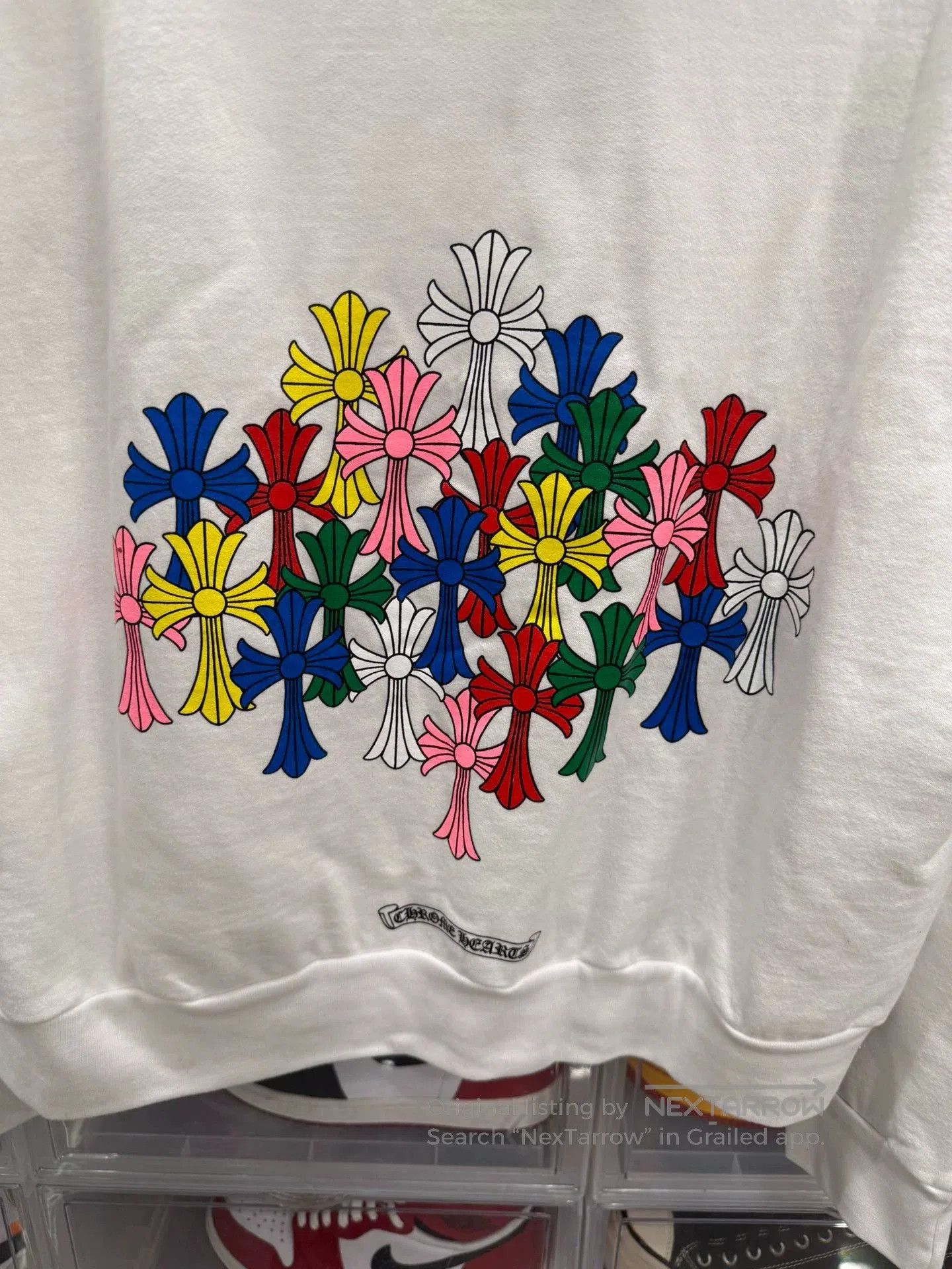 Chrome Hearts chrome hearts colorful cross white hoodie. Size US M / EU 48-50 / 2 - 4 Thumbnail