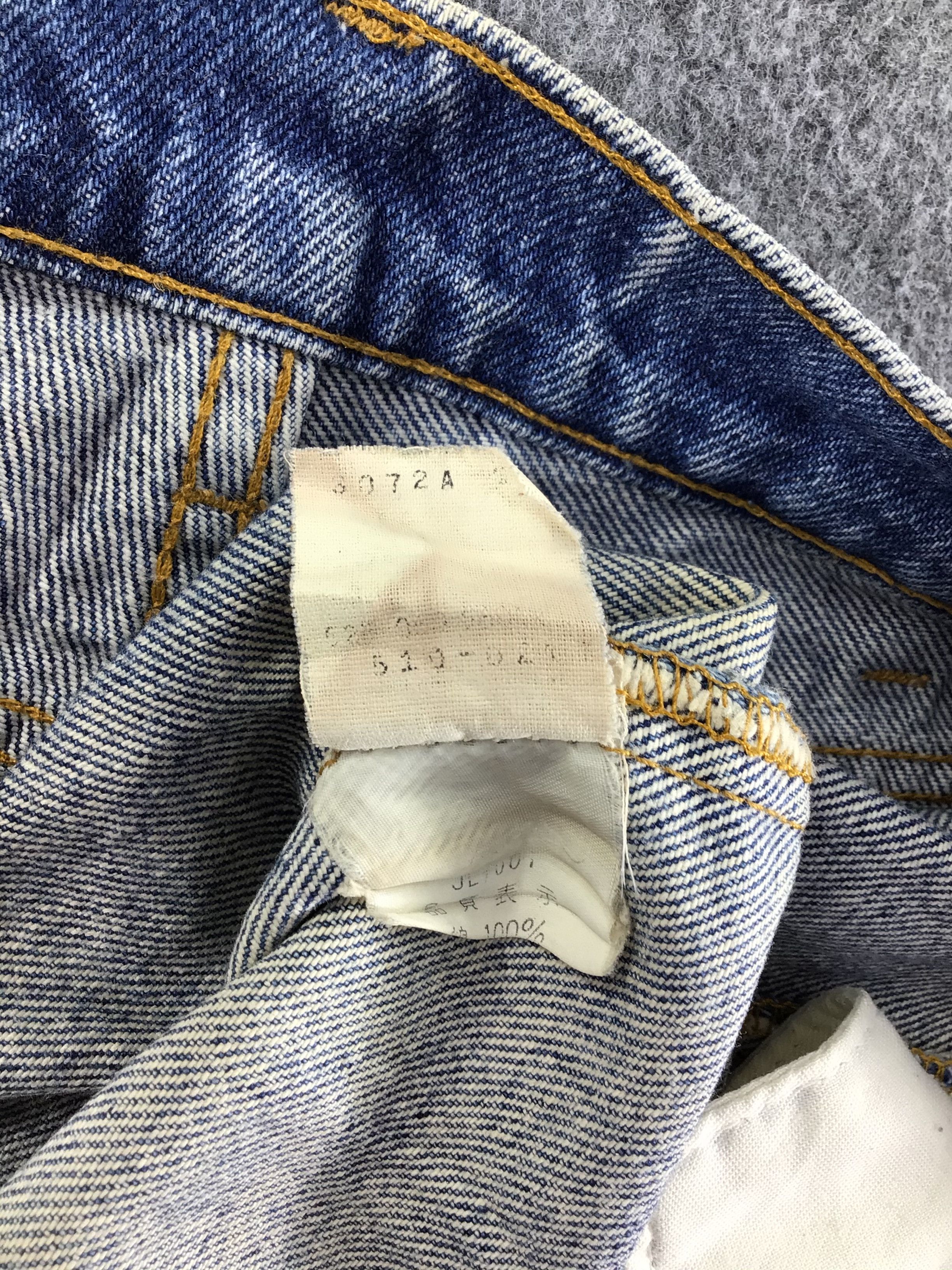 Levi's Vintage Levis 510 Jeans Dirty Stone Wash Denim -J536 Size US 35 - 12 Thumbnail