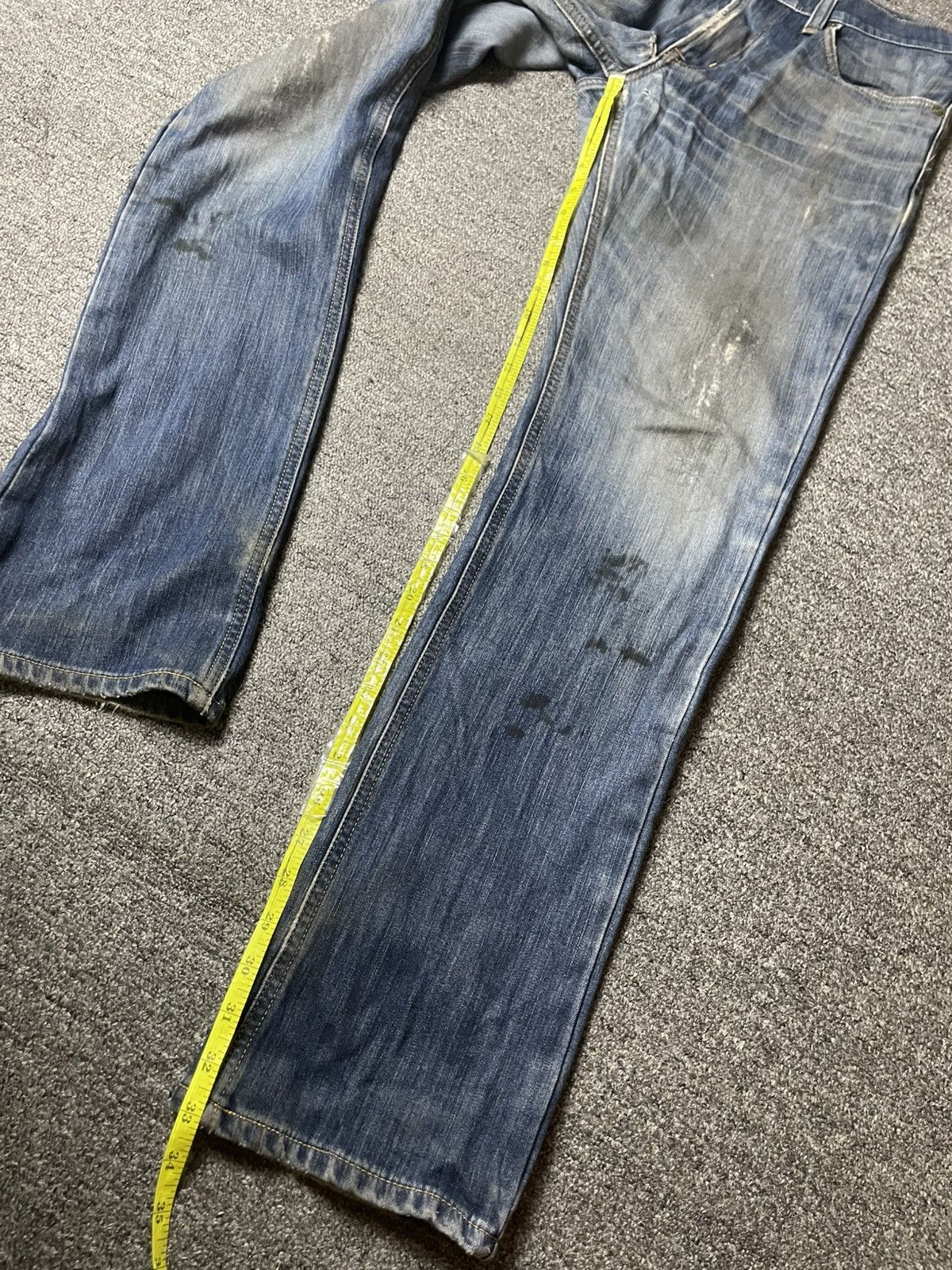 Edwin × Vintage Edwin x New Yorker Distressed Denim Slim Fit Jeans (111) Size US 33 - 6 Thumbnail