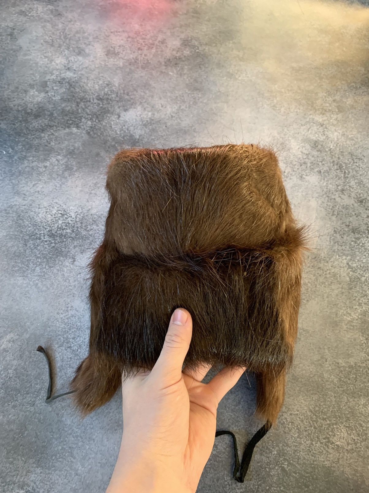 Vintage Vintage 90s Alt Ushanka Fuzzy Trapper Fur Winter Hat Size ONE SIZE - 4 Thumbnail