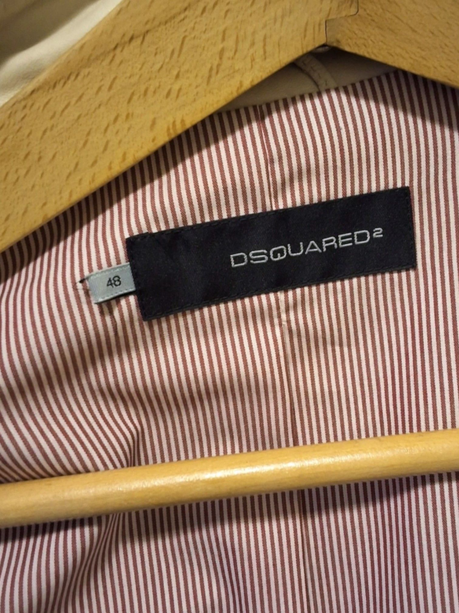 Just Cavalli DSquared² Beige Leather Bomber Jacket w/ Knit Insets, 2000s Size US M / EU 48-50 / 2 - 3 Thumbnail
