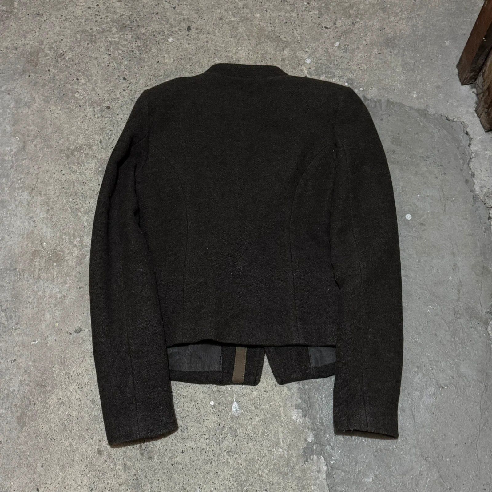 Diesel Black Gold Diesel asymmetrical buttons & zip wool sample jacket Size S / US 4 / IT 40 - 5 Thumbnail