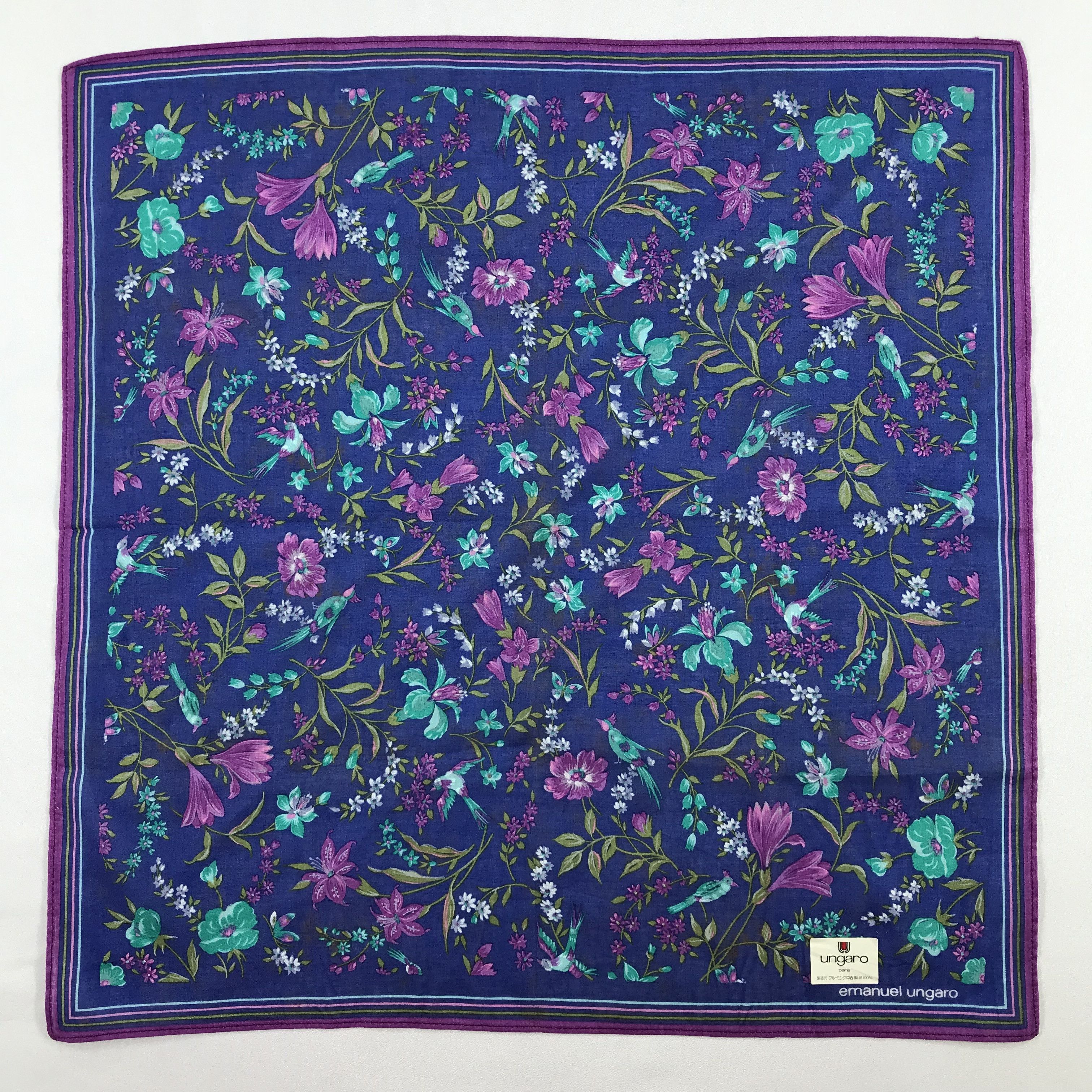 Ungaro Paris × Vintage Ungaro Bandana / Handkerchief / Neckerchief - S2009 Size ONE SIZE - 1 Thumbnail