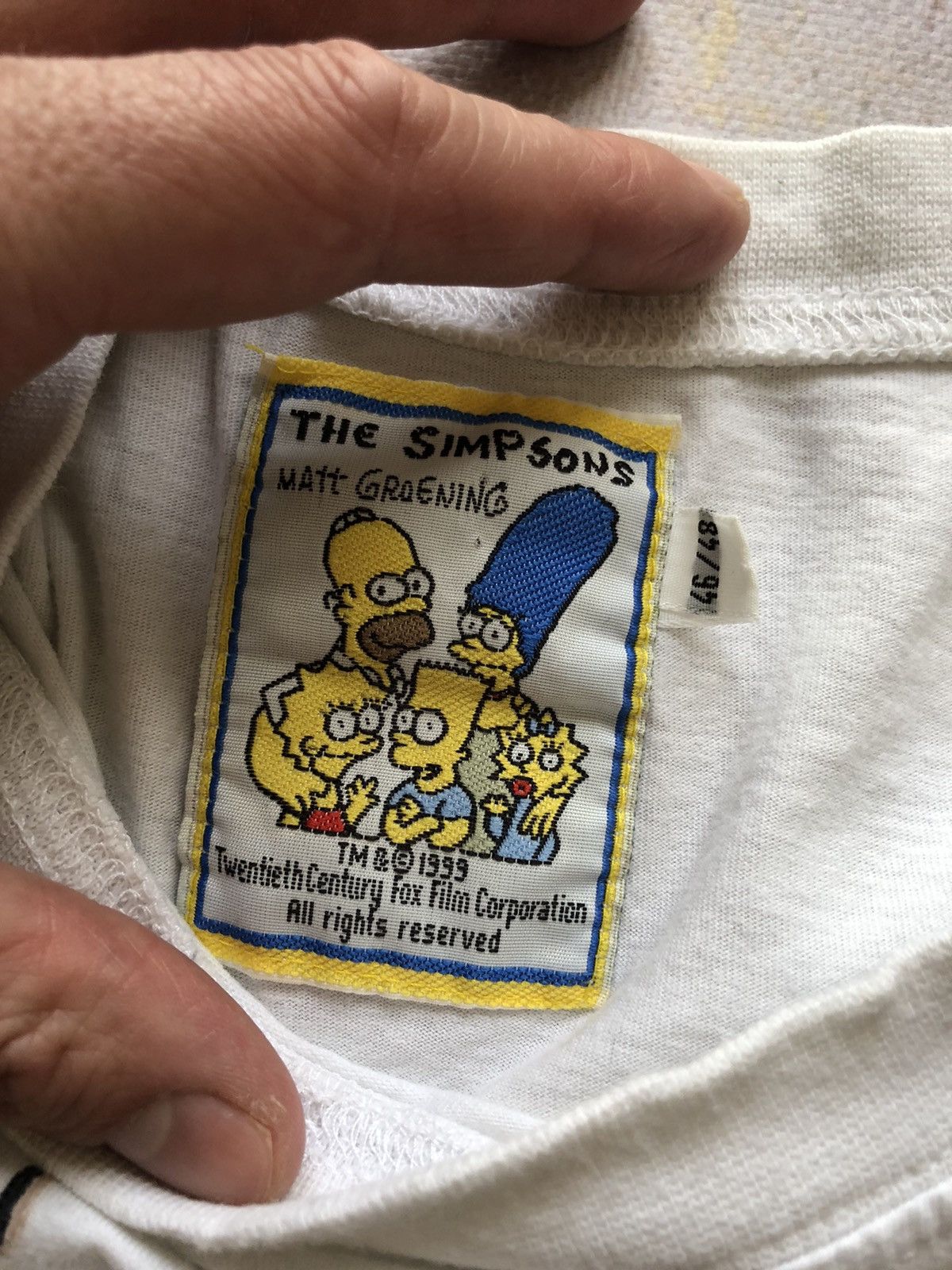Vintage rare vintage The Simpsons bart tee 90s era y2k Size US M / EU 48-50 / 2 - 4 Thumbnail