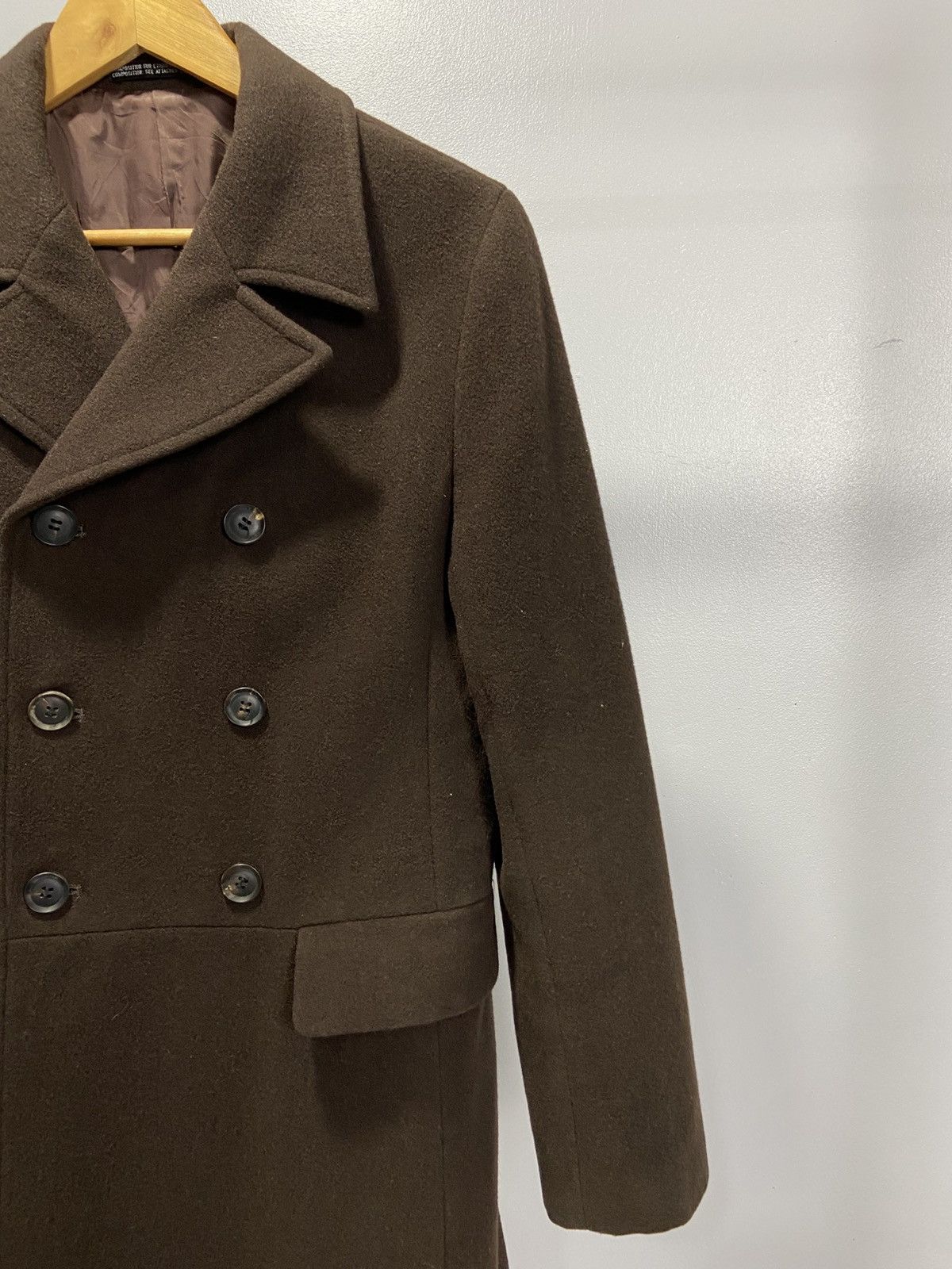 Yohji Yamamoto INED Yohji Yamamoto double breast wool Long Coats Size M / US 6-8 / IT 42-44 - 6 Thumbnail