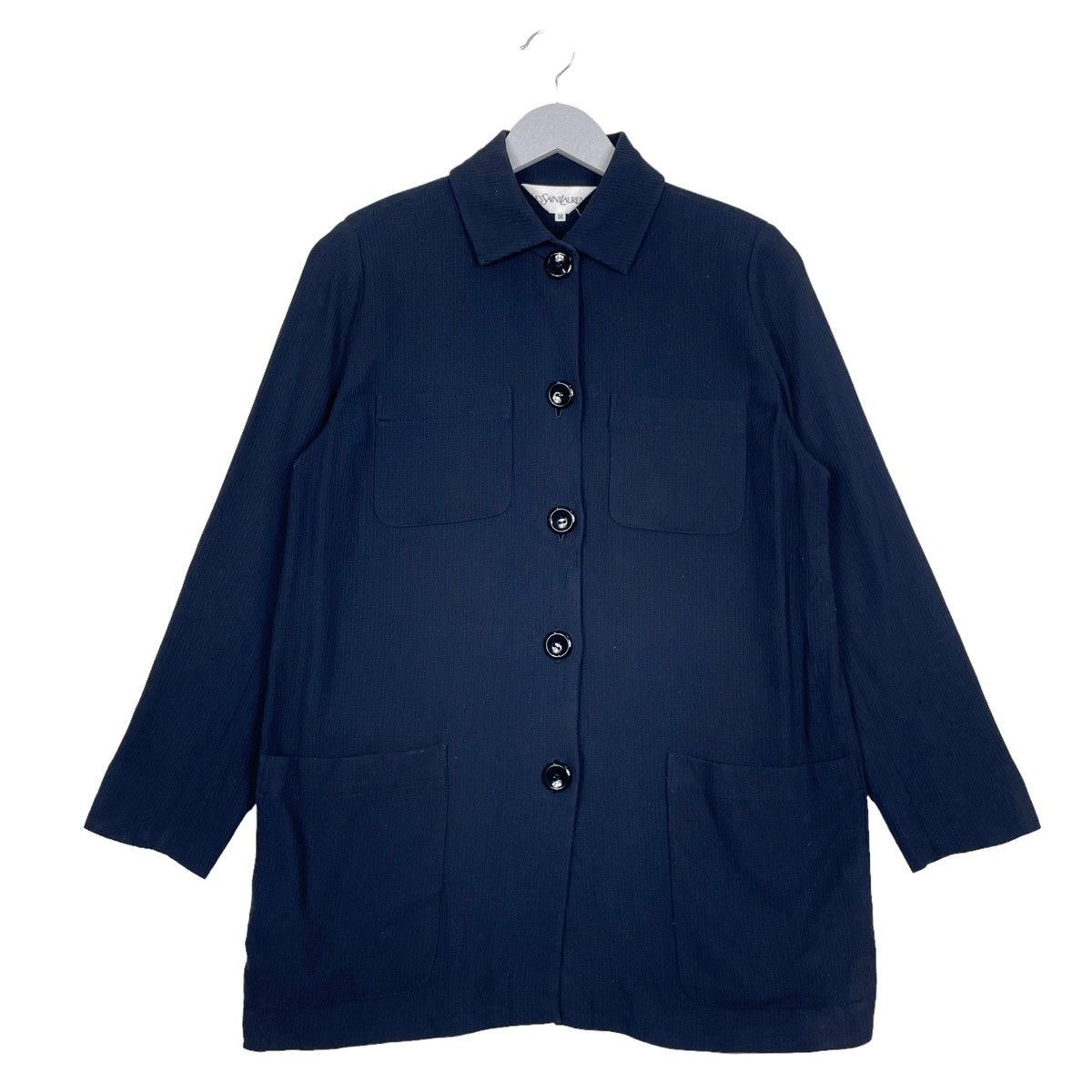 💥YVES SAINT LAURENT LINEN CHORE BUTTON JACKET