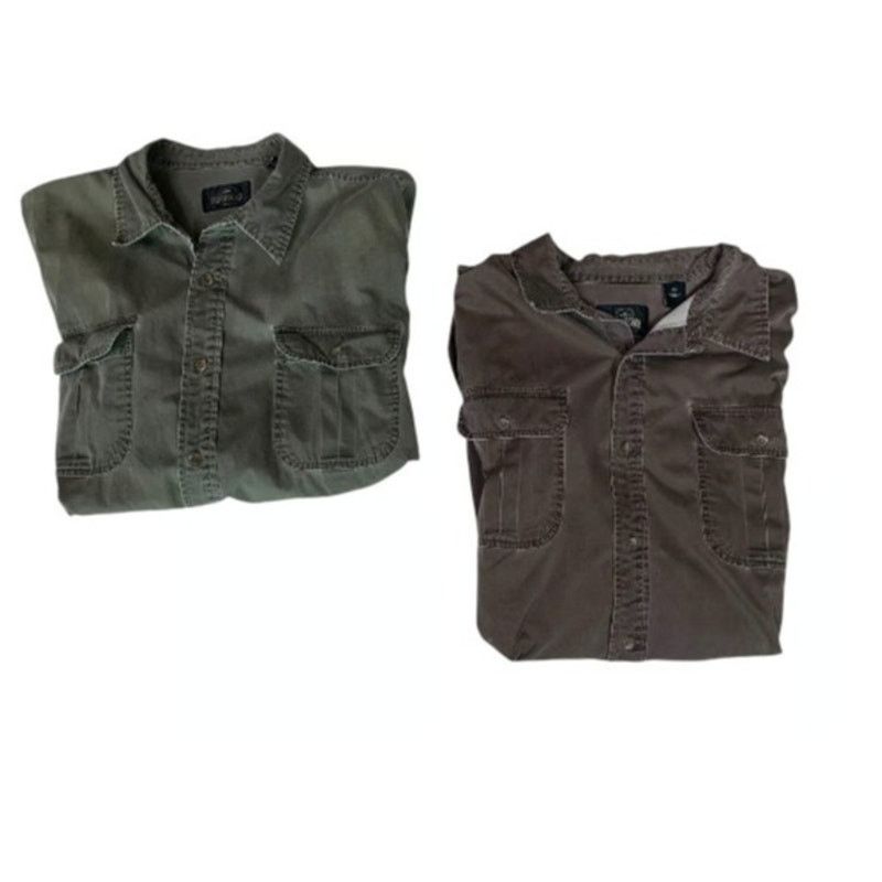 Redhead REDHEAD men's Sz 2X Shirts Short Sleeve Button Down Lot of 2 Size US XXL / EU 58 / 5 - 13 Thumbnail