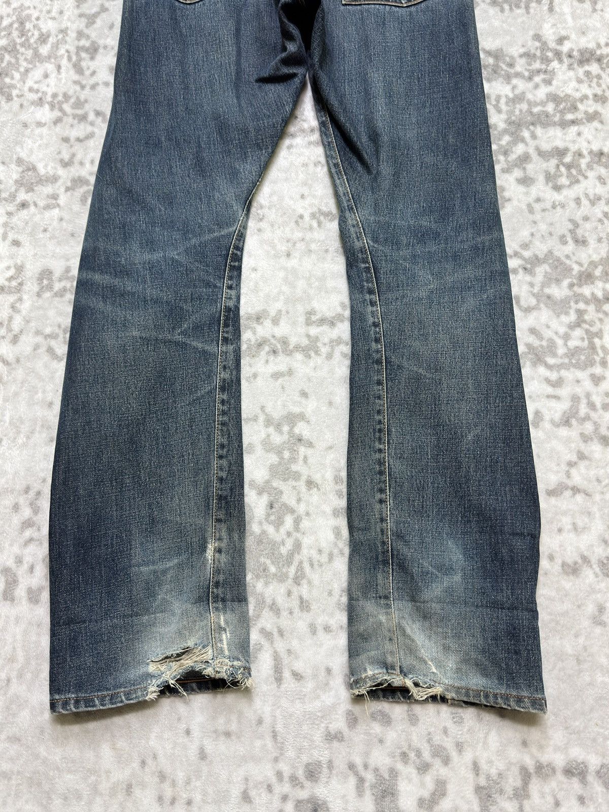 Edwin Vintage Edwin E-Function J-Cut Twisted Leg Jeans Size US 30 / EU 46 - 11 Thumbnail