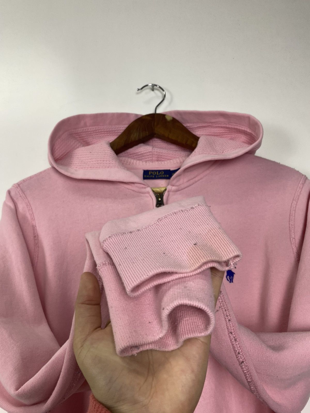 Polo Ralph Lauren Vintage Polo Ralph Lauren pink hoodies Size US L / EU 52-54 / 3 - 10 Thumbnail