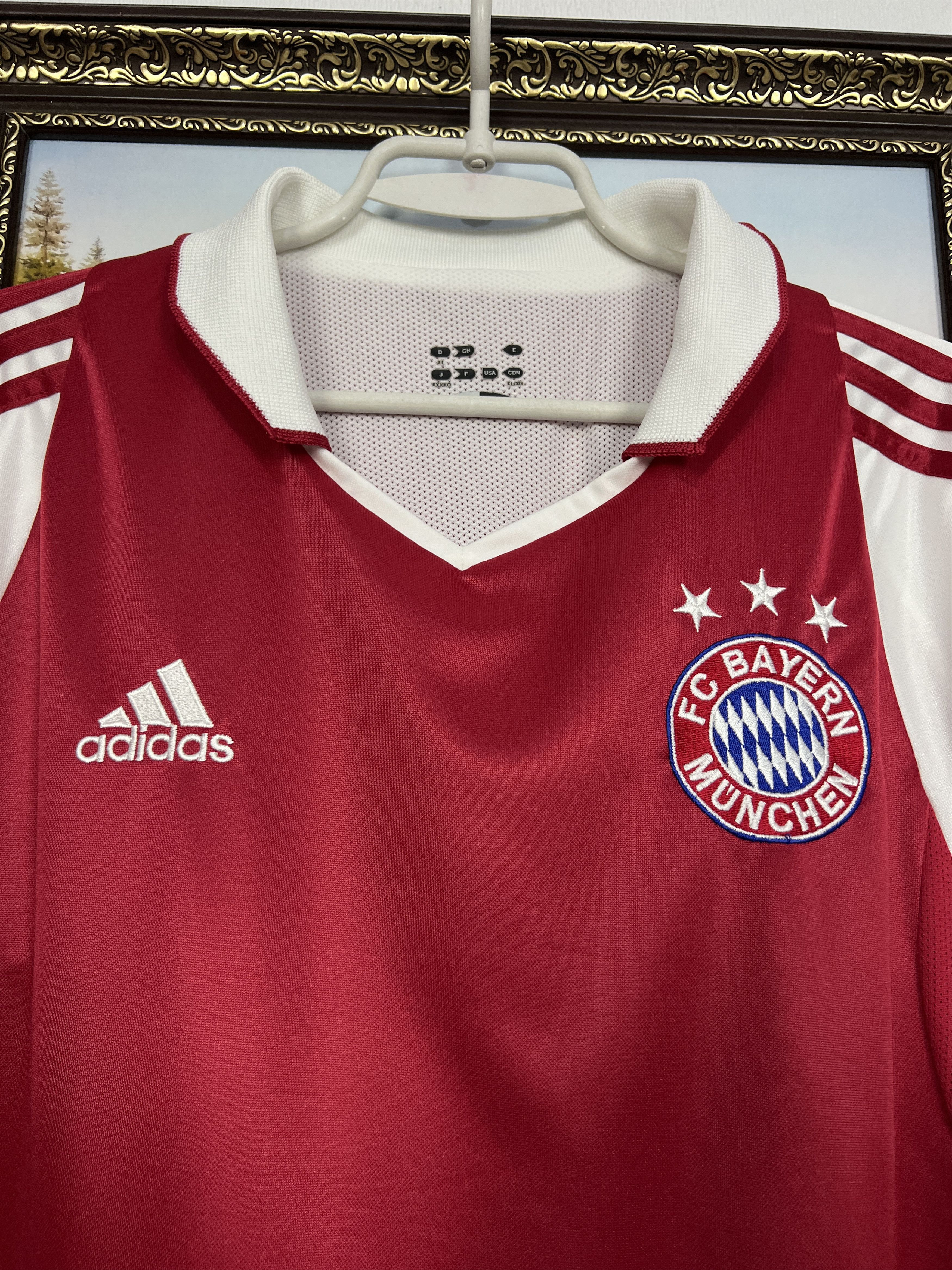 Adidas Bayern Munich football shirt Player Issue Long Sleeve Jersey Size US XL / EU 56 / 4 - 3 Thumbnail