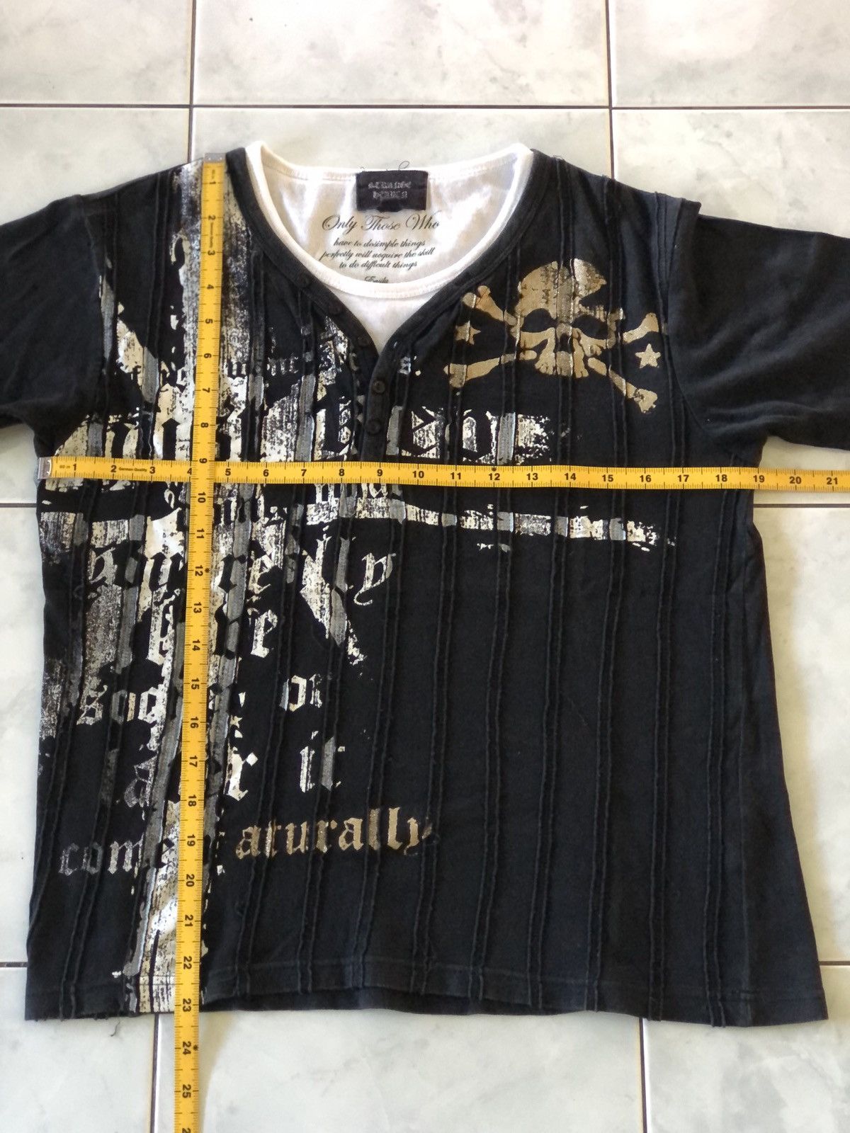 If Six Was Nine Strange Heaven Vintage Gimmick Skull Graphic Distressed Size US M / EU 48-50 / 2 - 18 Thumbnail