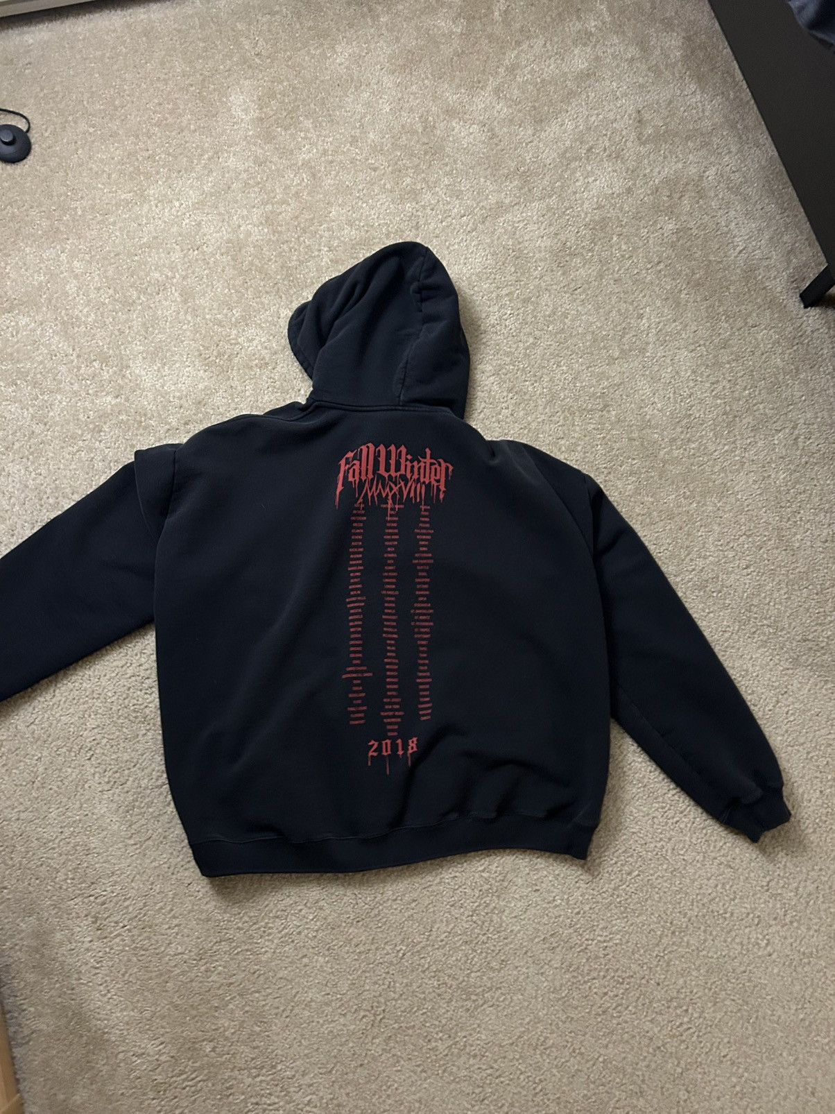 Vetements FW17 Metal Tour Hoodie Size US M / EU 48-50 / 2 - 2 Thumbnail