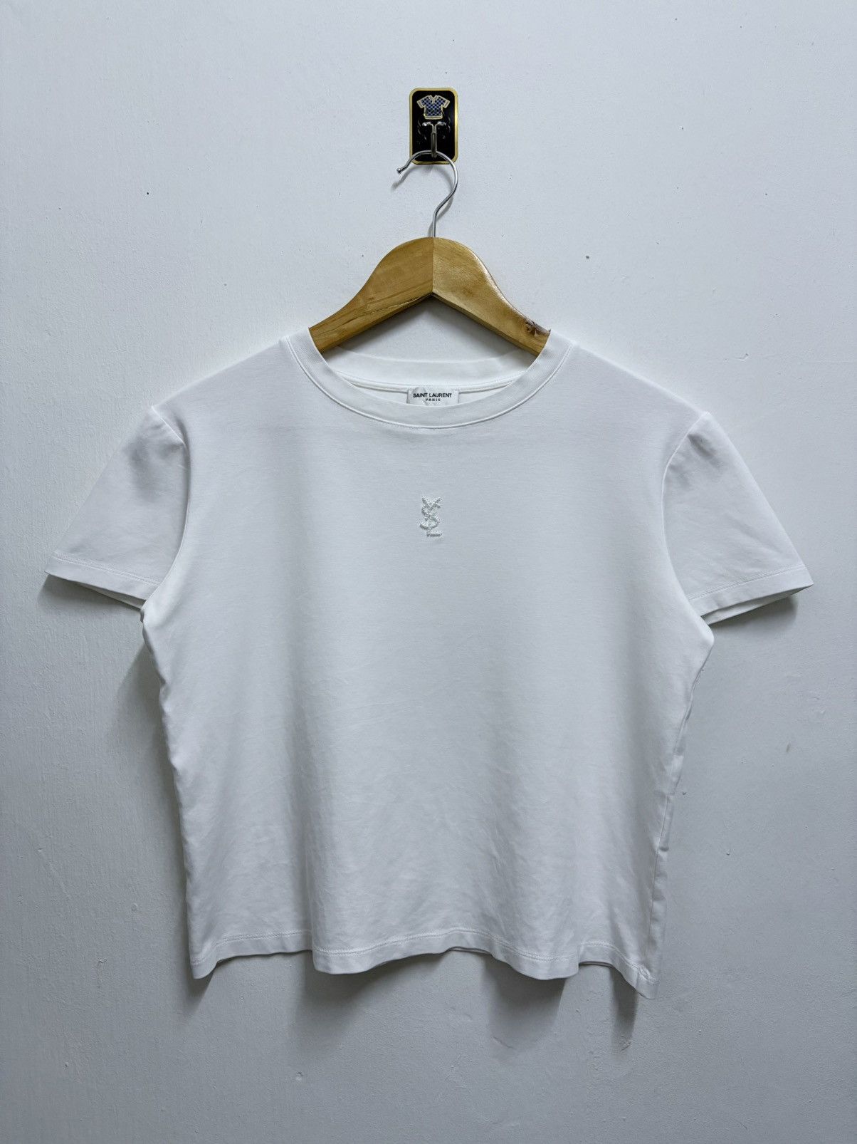 Saint Laurent Paris Saint Laurent Paris YSL Center Crop Top Size M / US 6-8 / IT 42-44 - 1 Thumbnail