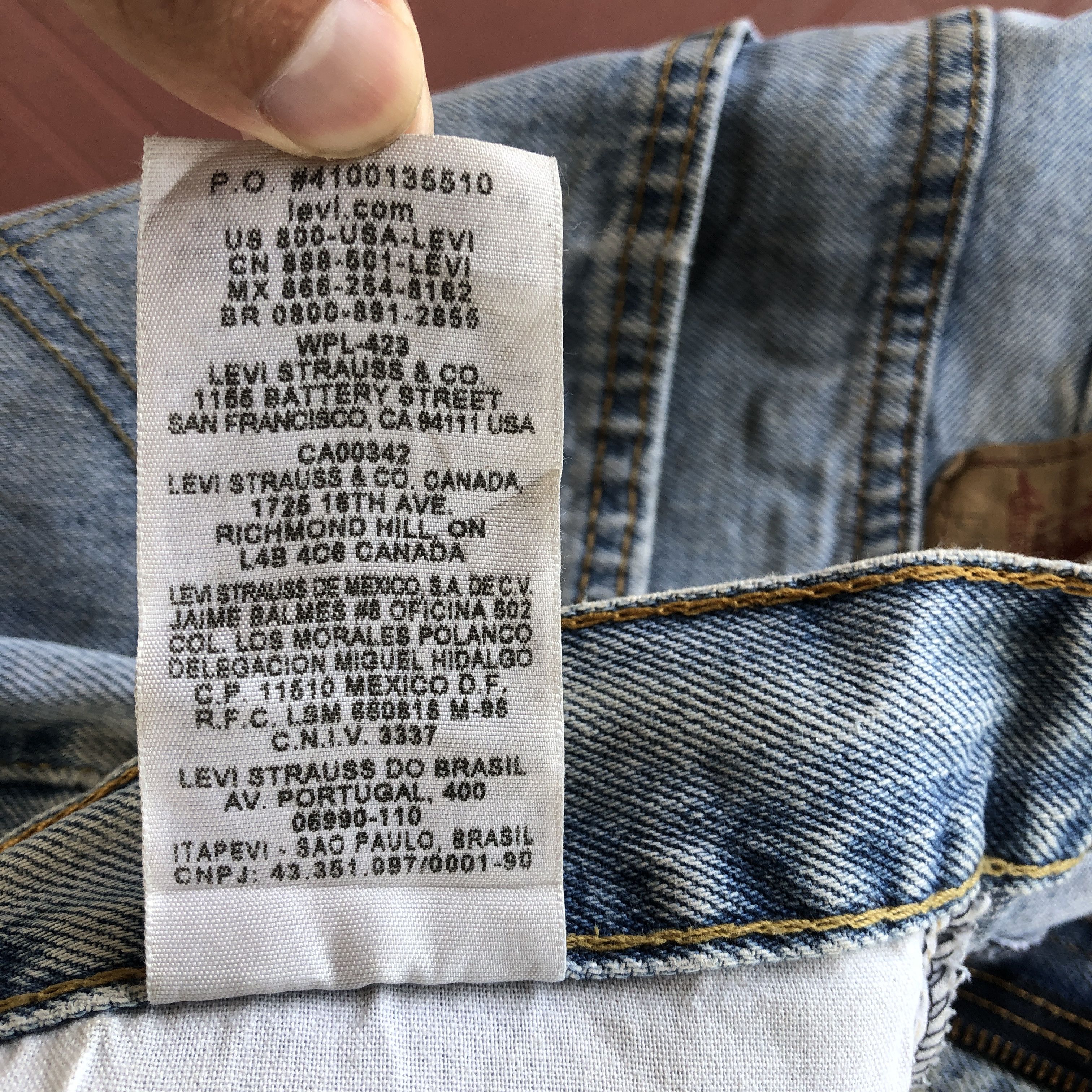 Levi's × Vintage Vintage Levis Jeans Levi's 505 Dirty Faded Blue Denim Size US 36 / EU 52 - 12 Thumbnail