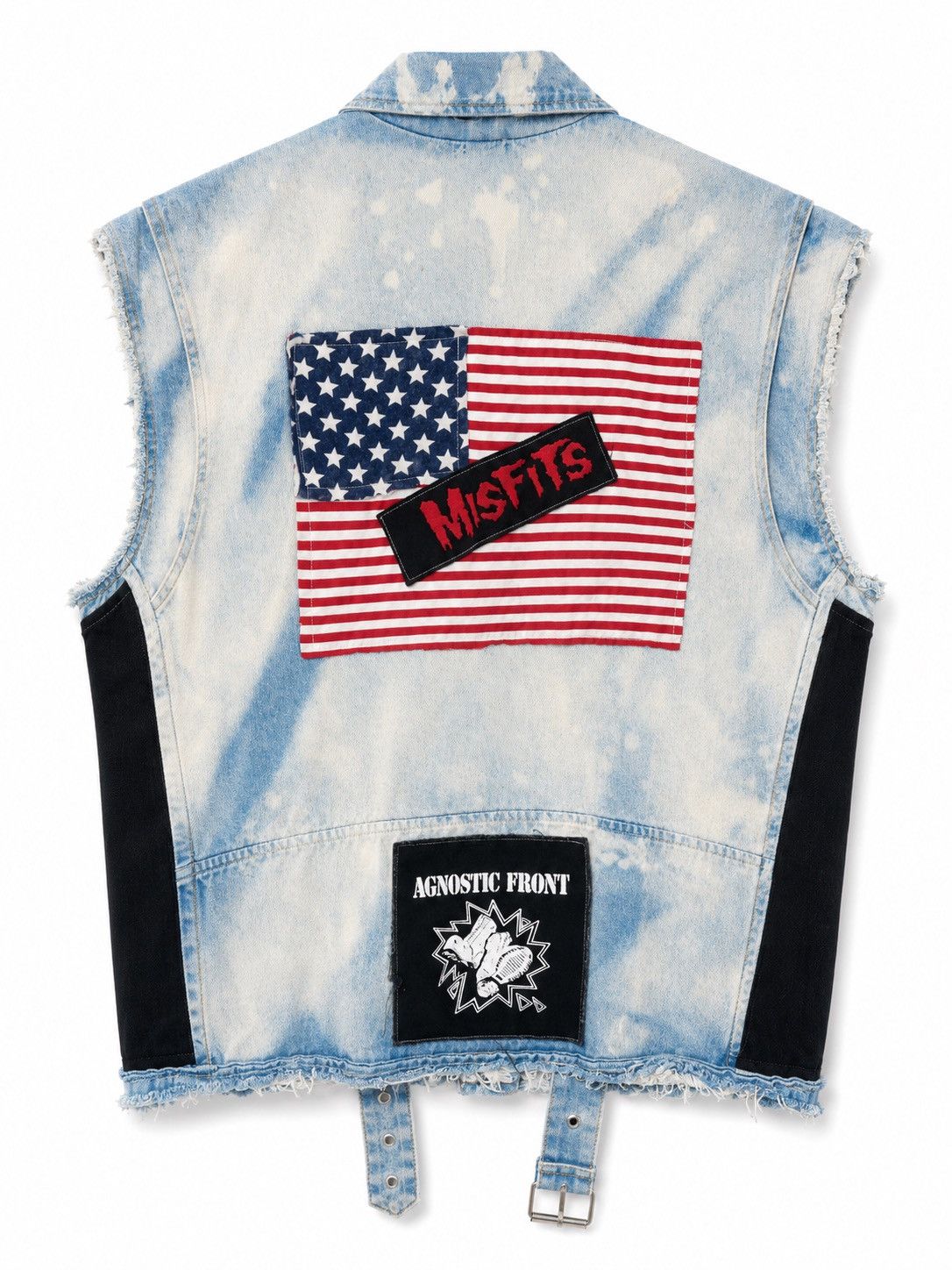 Other Deviant Denim — Custom 80’s Punk Battle Vest ONE OF A KIND!! Size US XXL / EU 58 / 5 - 2 Thumbnail
