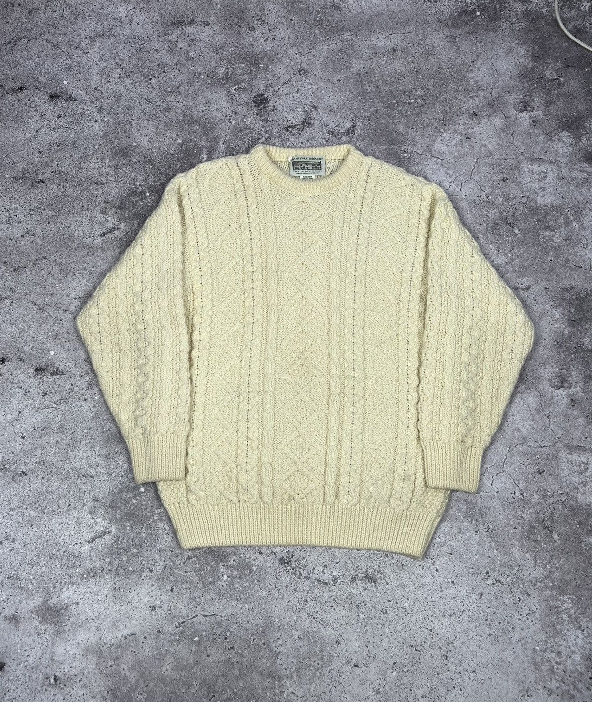 Aran Sweater Market Aran Sweater Market Women's Wool Knit Sweater Size M / US 6-8 / IT 42-44 - 1 Thumbnail