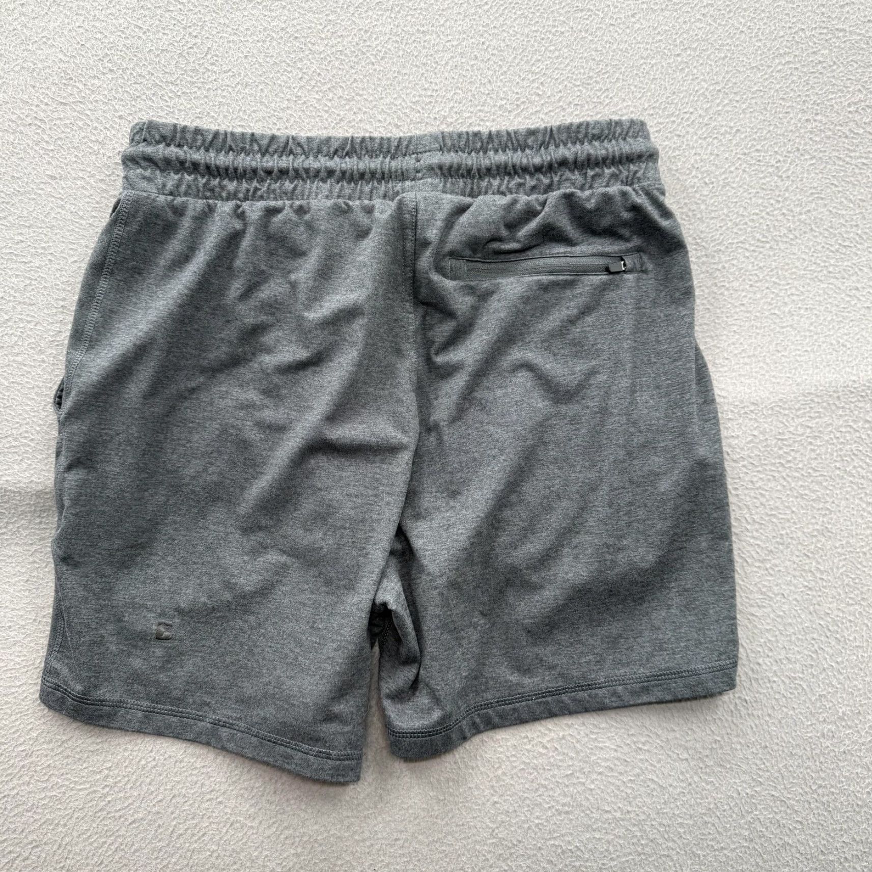 Vintage Bearbottom Mens Athletic Shorts M Gray Inseam 5.5in Pockets Drawstring Gym Running Casual Size US 31 - 2 Thumbnail