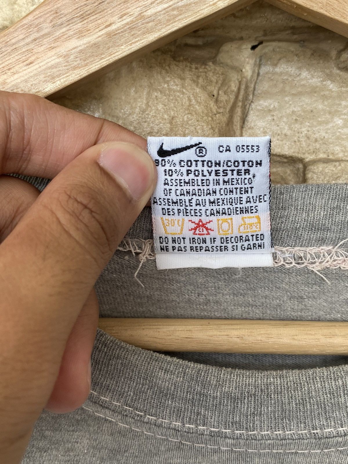 Nike × Vintage Vintage 90s Nike Athletics Tees Size US L / EU 52-54 / 3 - 10 Thumbnail