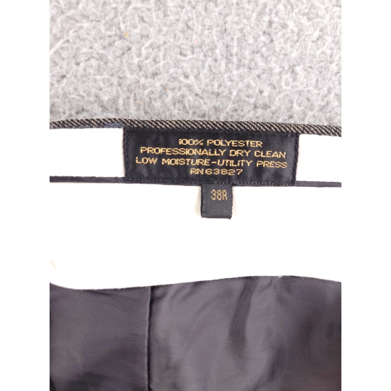 Vintage Falcone Dress Pants Mens 38x28 Relaxed Baggy Fit Brown Polyester Pants Mens 38 Brown Falcone Dress Pants Size US 38 / EU 54 - 5 Thumbnail