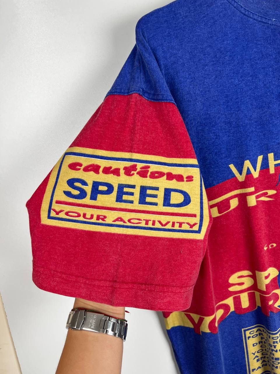 Vintage Speed Your Activity 90s racing vintage t-shirts size XL Size US XL / EU 56 / 4 - 3 Thumbnail
