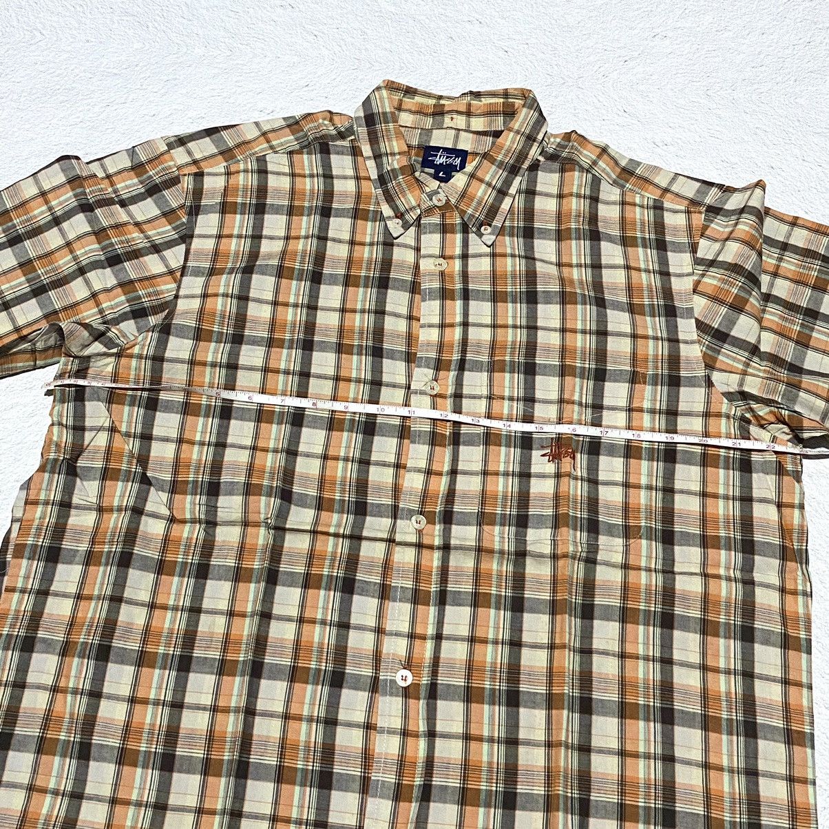 Stussy 💥RARE💥 Vintage 80s Stussy plaid shirt Size US L / EU 52-54 / 3 - 4 Thumbnail