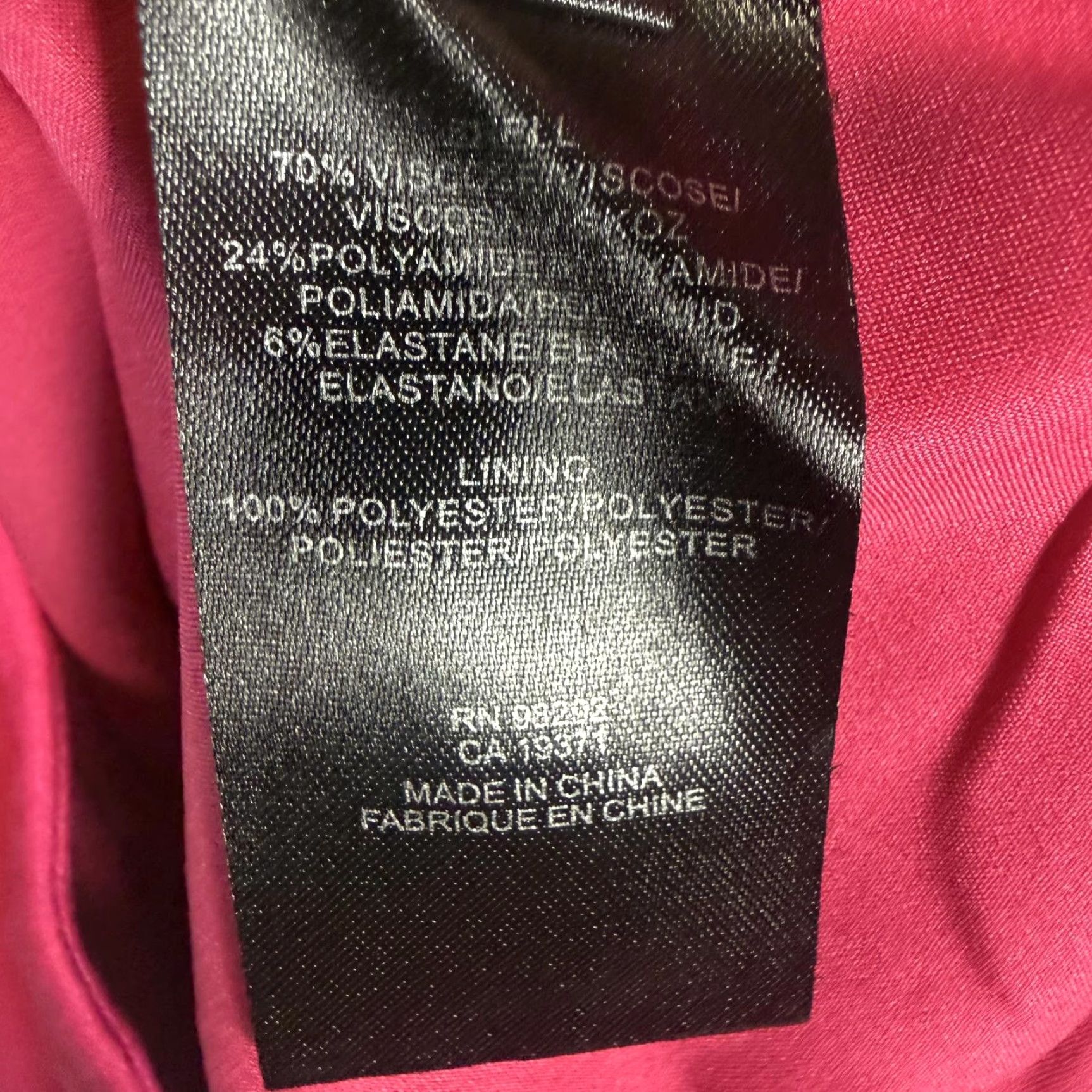 Tibi Tibi Pink A-Line Midi Skirt Women Small 3/4 Sleeve Lagenlook Knee Length Womens Size 28" / US 6 / IT 42 - 4 Thumbnail