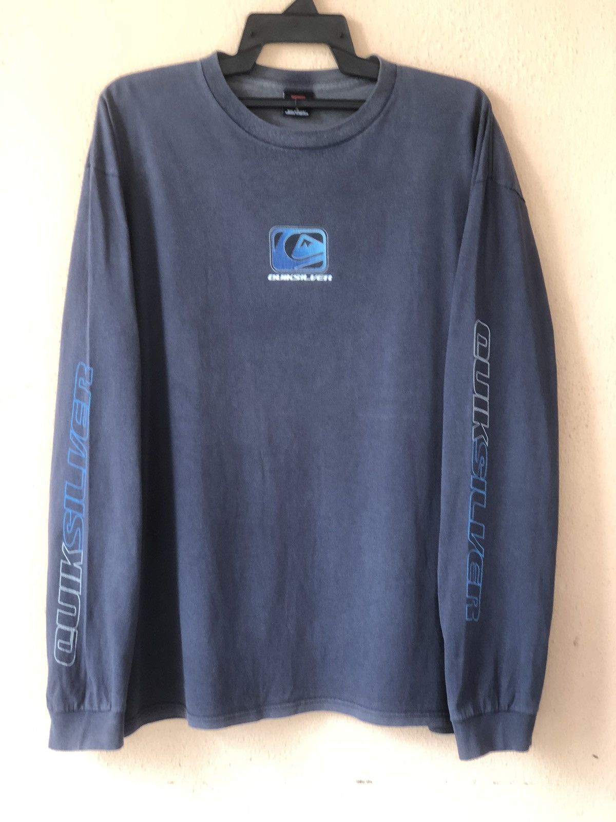 Quiksilver × Vintage Vintage QUIKSILVER Faded Surfwear Longsleeve Shirt Size US XL / EU 56 / 4 - 2 Thumbnail