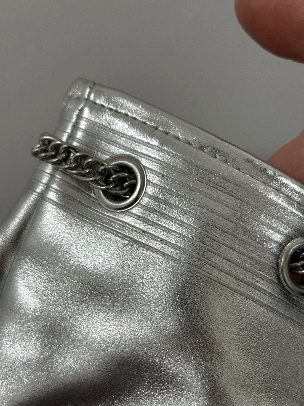 Jean Paul Gaultier jean paul gaultier silver bucket bag PU metallic handbag Size ONE SIZE - 7 Thumbnail
