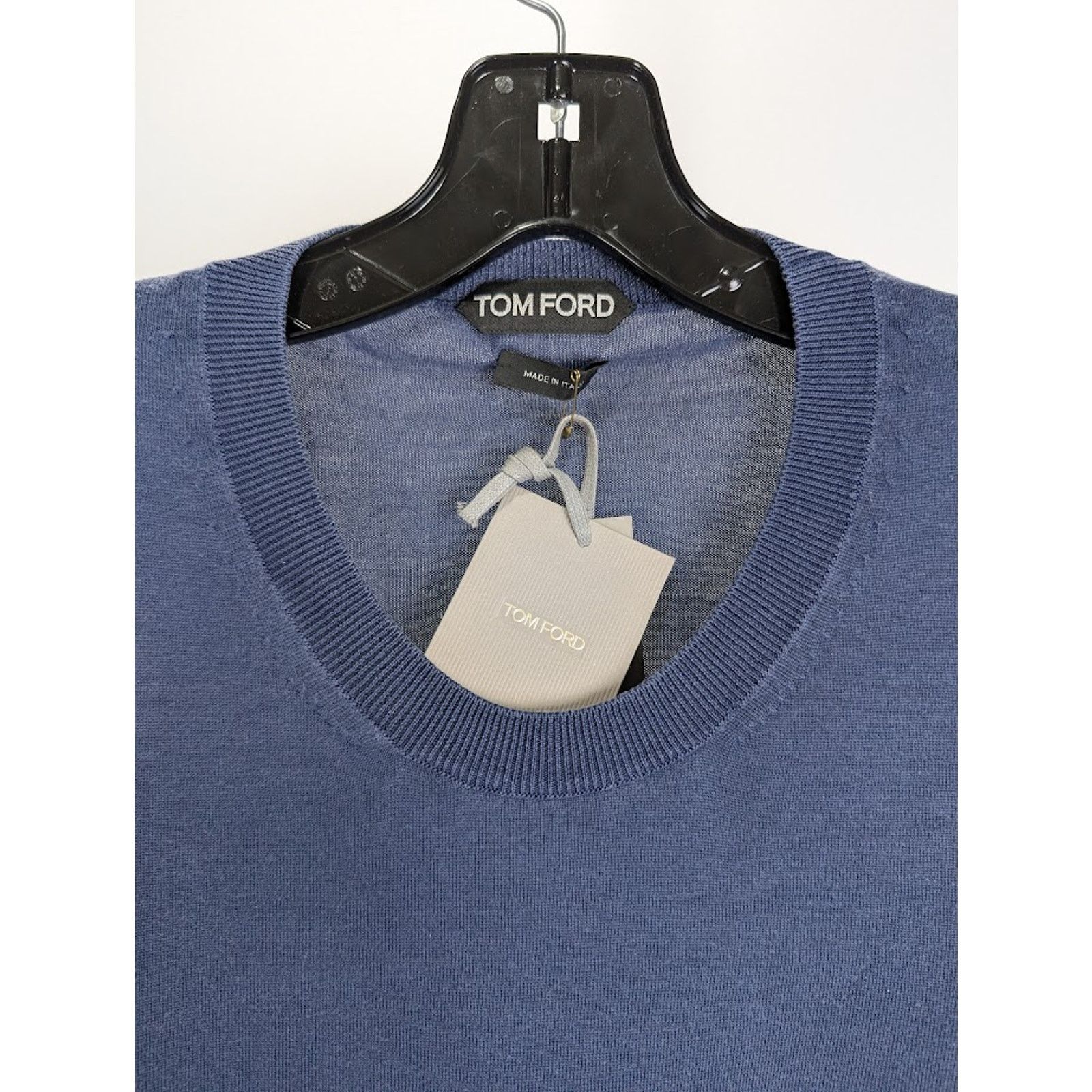 Tom Ford o1rshd1 Short Sleeve T-Shirt in Dark Blue Size US L / EU 52-54 / 3 - 3 Thumbnail