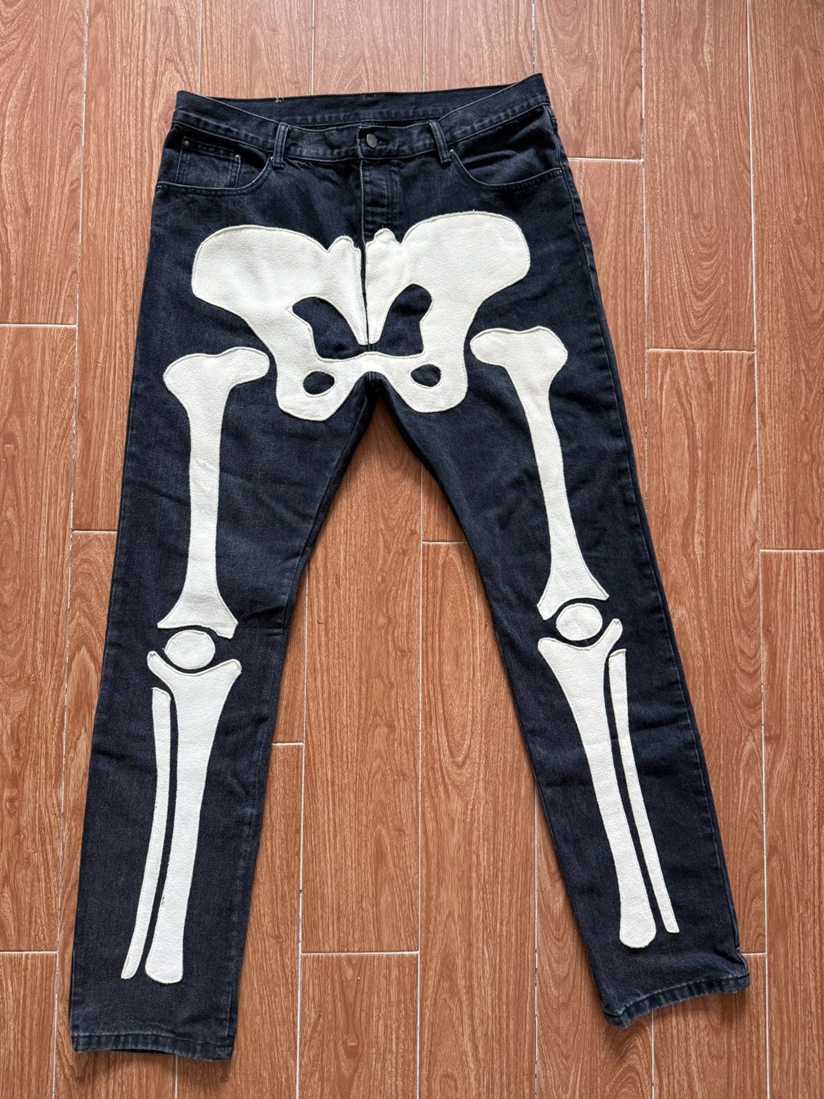 MNML SKELETON JEANS Size US 40 / EU 56 - 1 Thumbnail