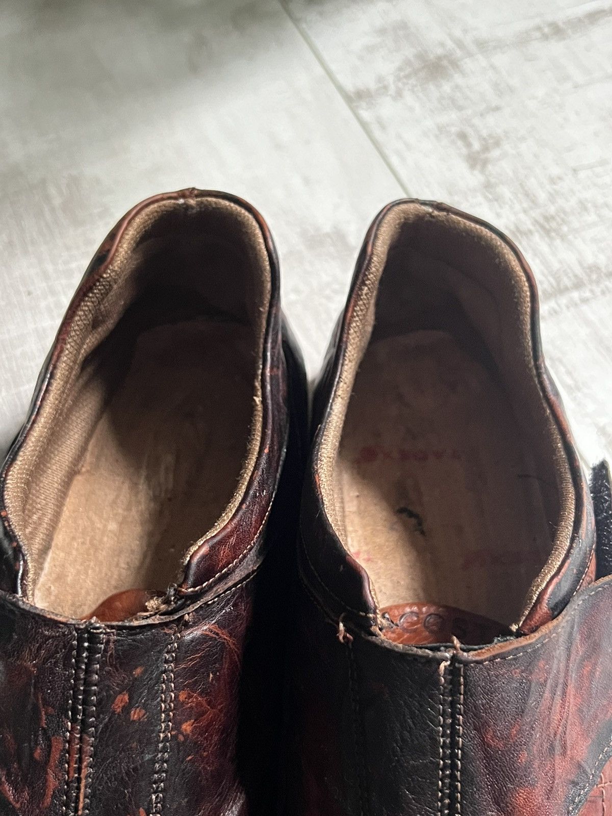 Lacoste 🐊RARE🐊 Vintage Lacoste Leather Brown Crocodile Sneakers Size US 9.5 / EU 42-43 - 9 Thumbnail