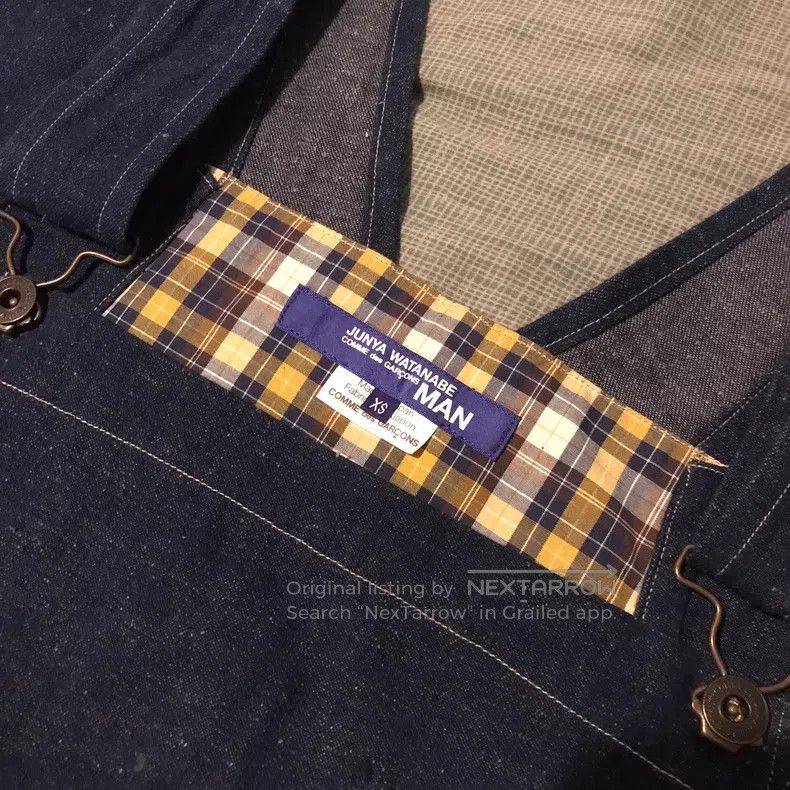 Junya Watanabe Junya Watanabe size XS Mixed denim overalls Size 23" - 3 Thumbnail