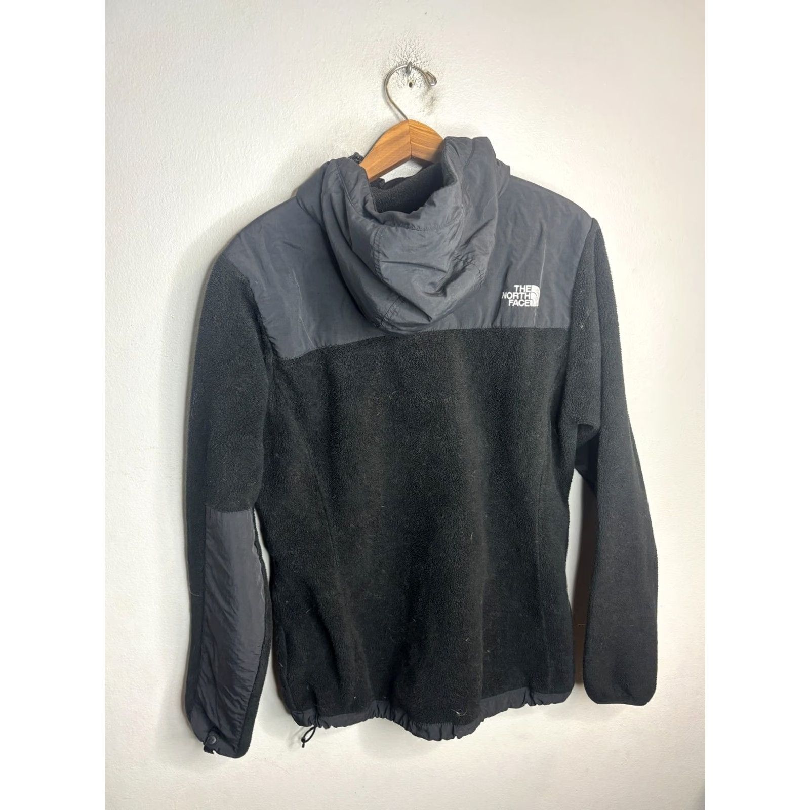 The North Face The North Face Denali Jacket Hoodie Regular Black 5990 Women's M Full Zip Fleece Logo Embroidered Mid-Length Jacket Size M / US 6-8 / IT 42-44 - 7 Thumbnail