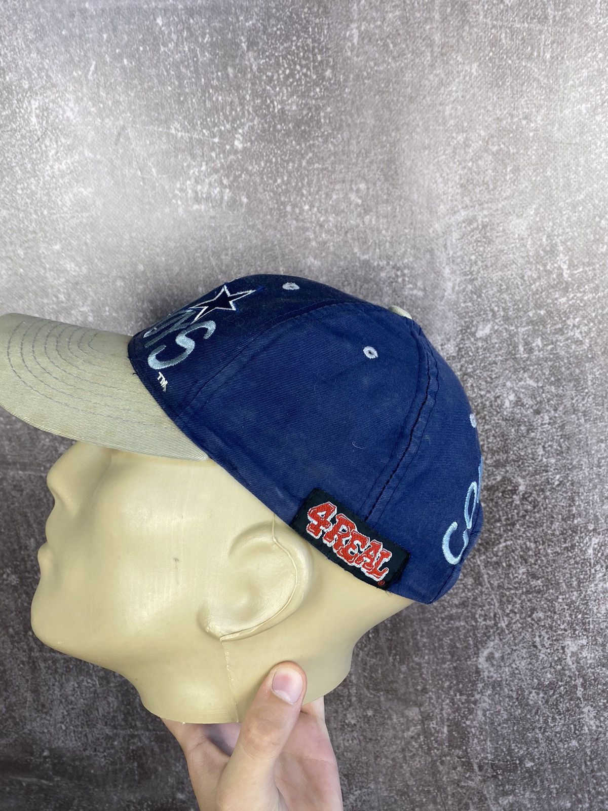 Vintage Dallas Cowboys Vintage Blue Snap Back Hat Size ONE SIZE - 8 Thumbnail