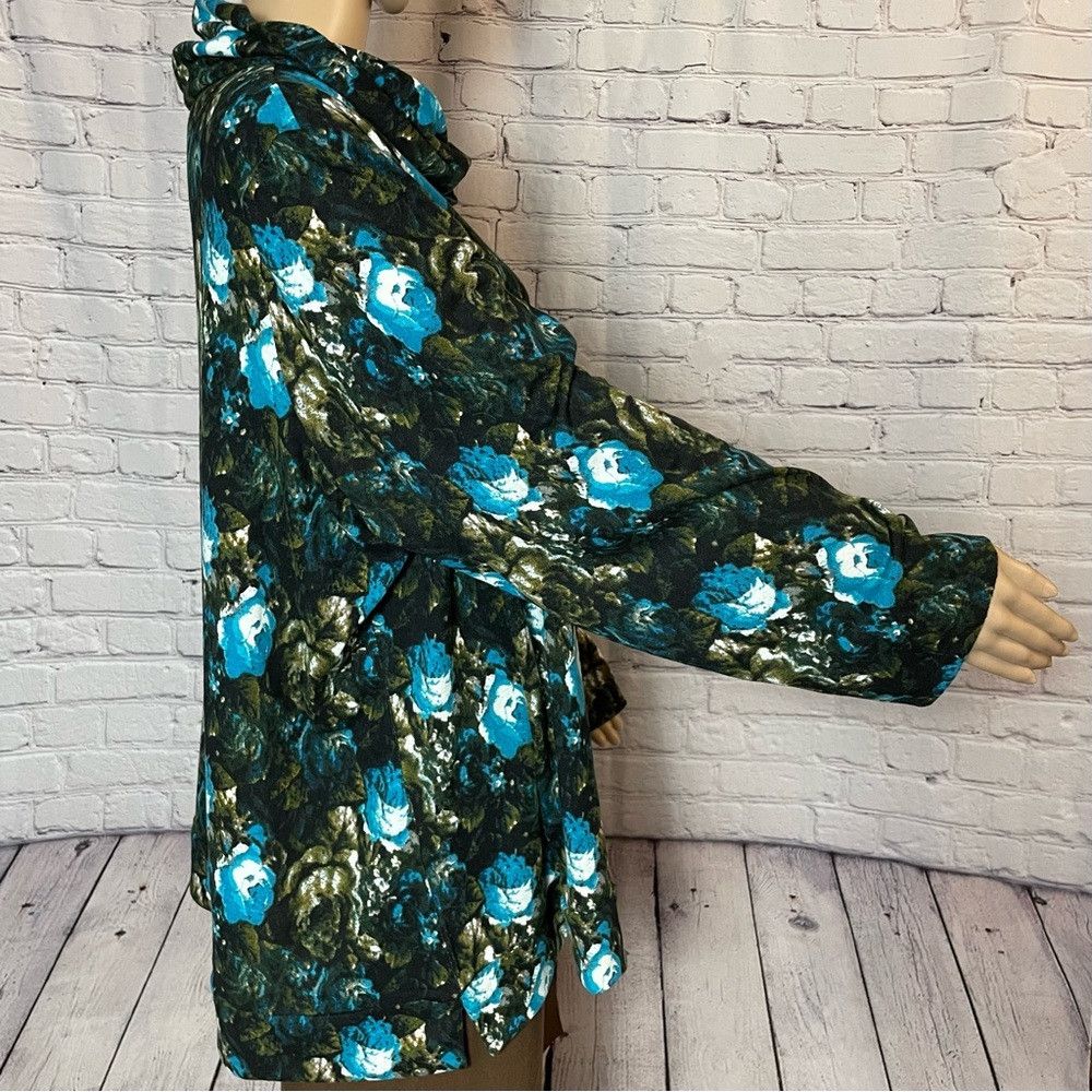 Other New Susan Graver Weekend Printed Knit Cowl Neck Tunic Top S Size 3XL / US 20-22 - 3 Thumbnail