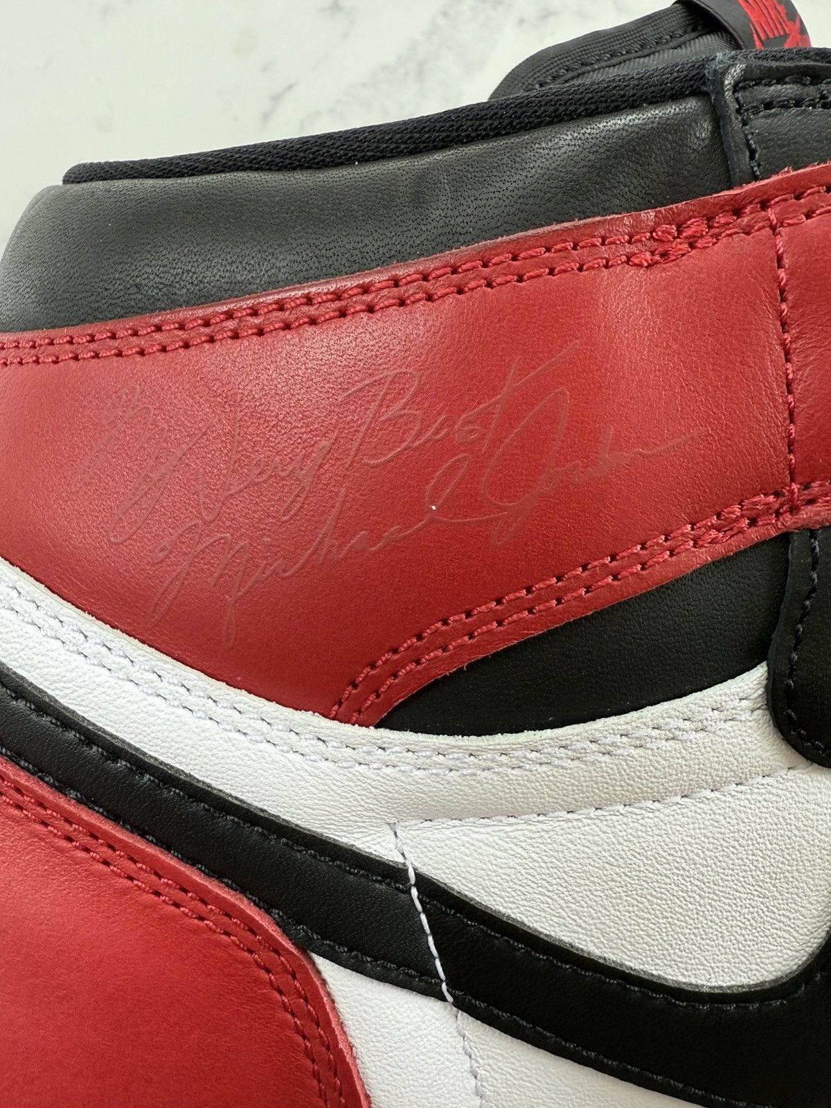 Jordan Brand Air Jordan 1 black Toe Size US 11.5 / EU 44-45 - 8 Thumbnail