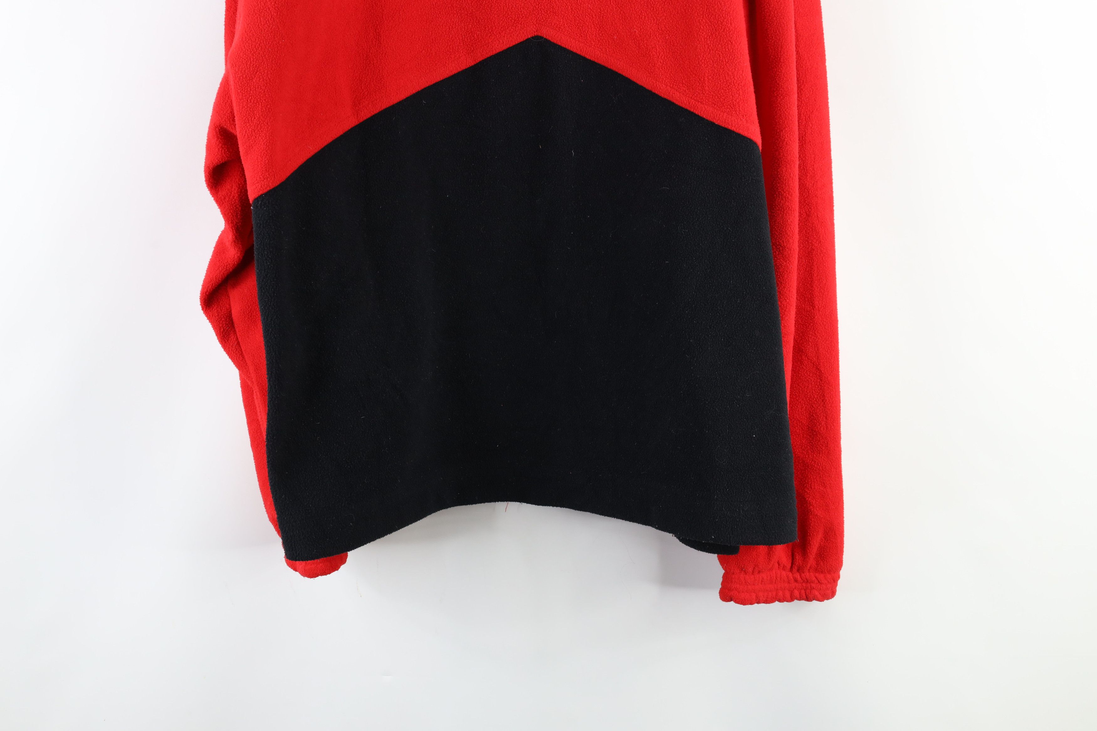 Marlboro × Vintage Vintage 90s Marlboro Spell Out Full Zip Fleece Jacket Red Size US XL / EU 56 / 4 - 10 Thumbnail