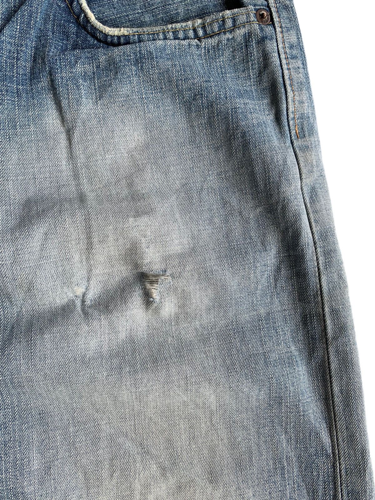 Edwin × Kapital × Vintage EDWIN 505Z SELVEDGE DISTRESSED DENIM Size US 29 - 16 Thumbnail