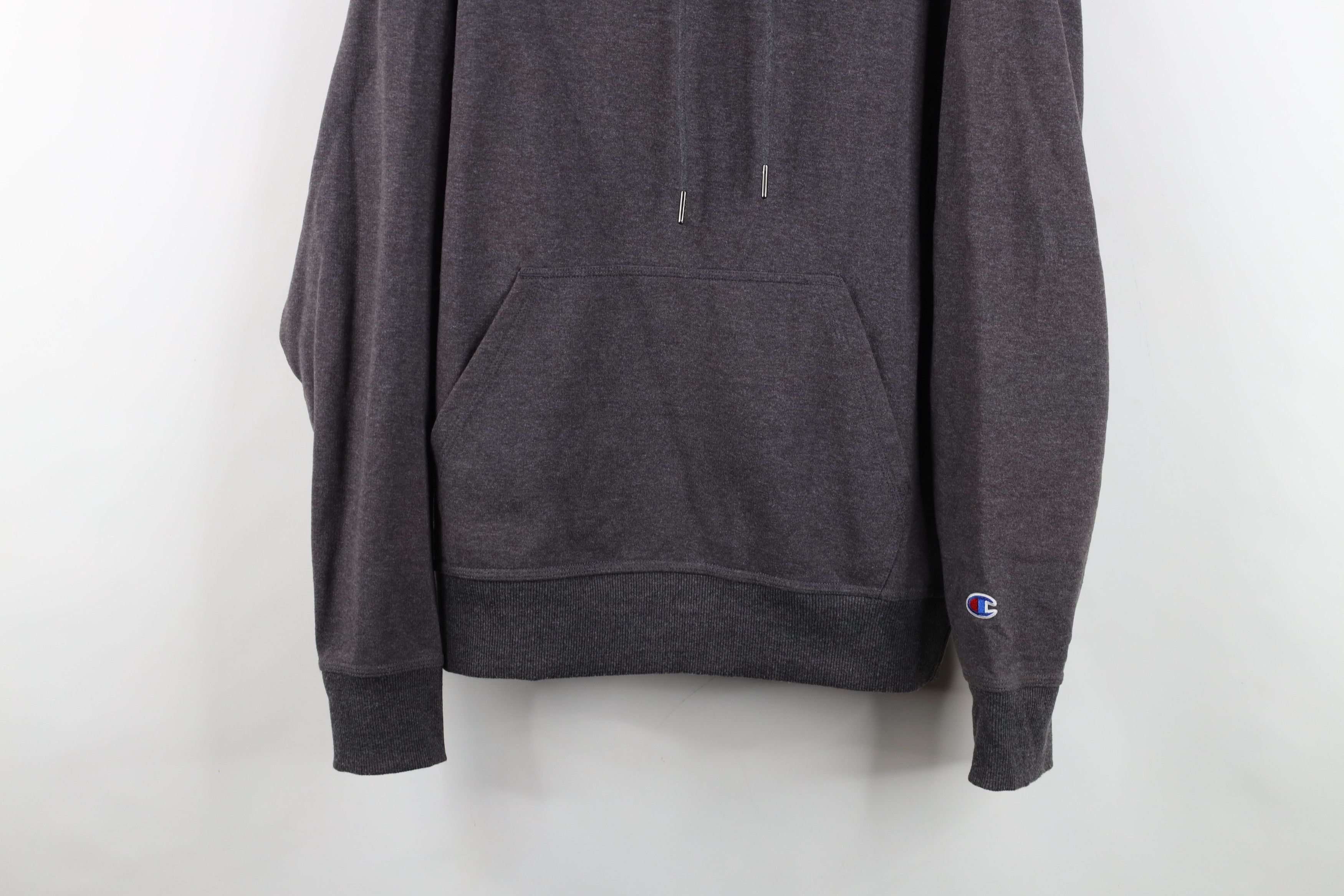 Champion Vintage Champion Monochrome Hoodie Sweatshirt Charcoal Gray Size US M / EU 48-50 / 2 - 3 Thumbnail