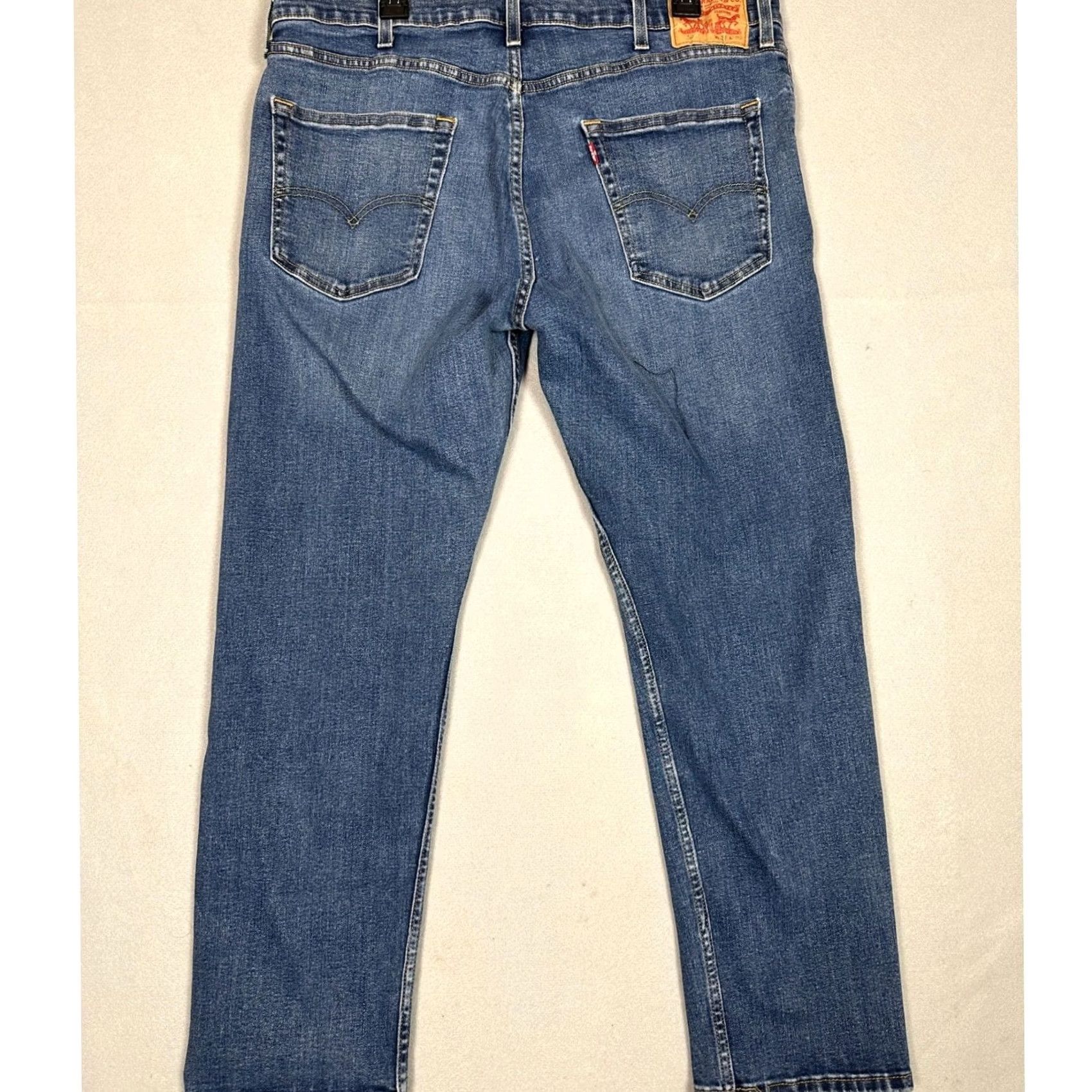 Levi's Levi's 503 Jeans Mens Straight Leg Stretch Blue Distressed Red Tab Denim 38X30 Size US 38 / EU 54 - 2 Thumbnail