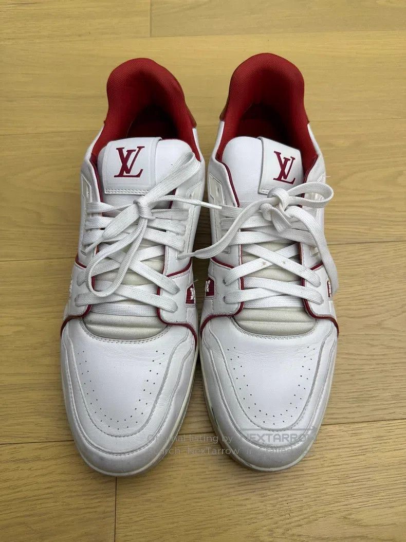 Louis Vuitton Louis Vuitton Red and white shoes Size US 11 / EU 44 - 1 Thumbnail
