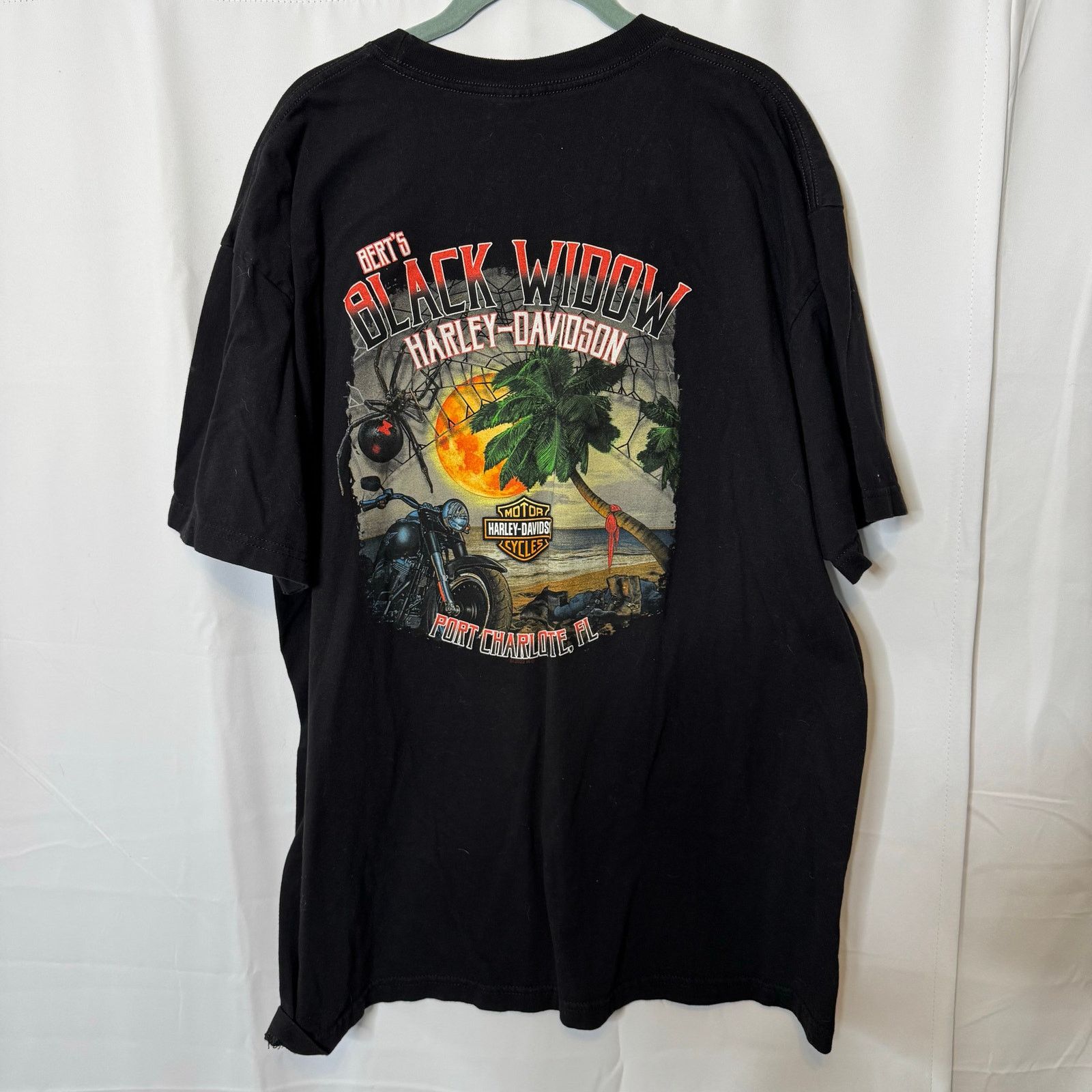 Harley Davidson Harley Davidson Black Widow Graphic Tee 2XL USA Size US XXL / EU 58 / 5 - 3 Thumbnail