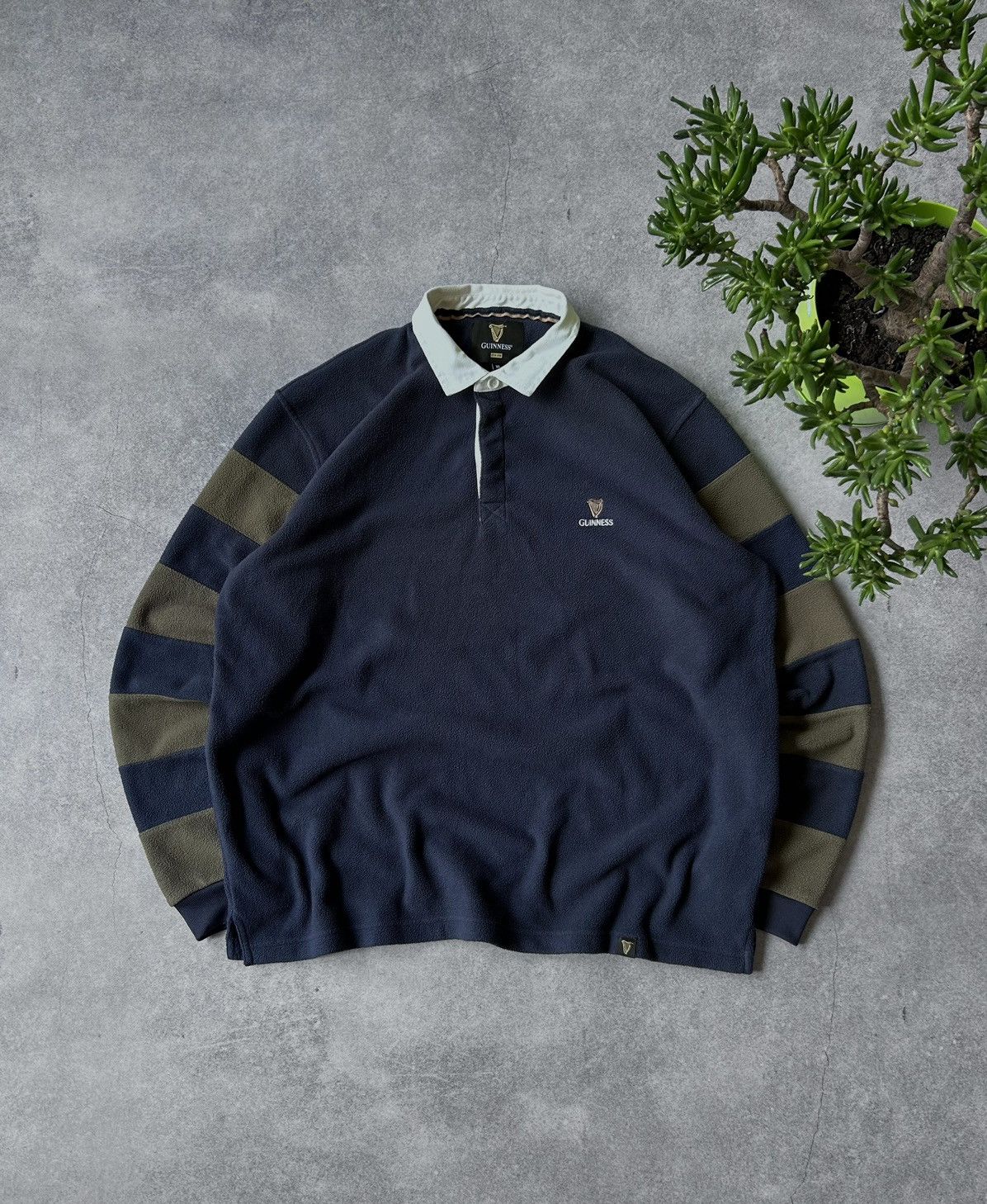 Rugby Ralph Lauren × Vintage Vintage Guinness fleece rugby jersey mens Size US XL / EU 56 / 4 - 1 Thumbnail