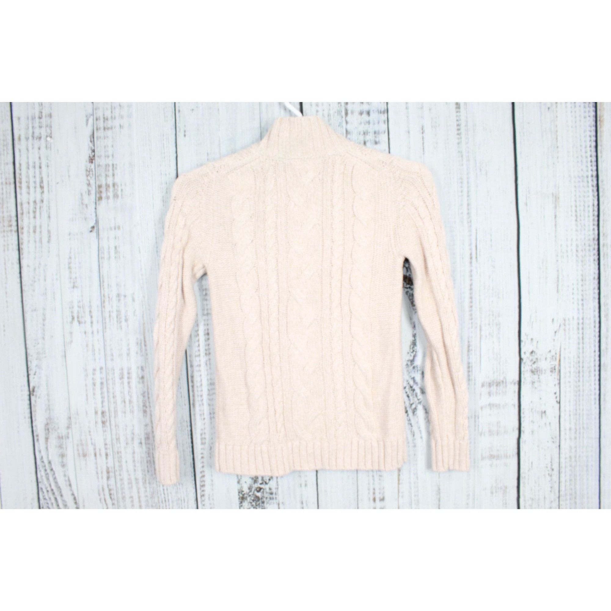 L.L. Bean LL Bean Womens Pink Cable Zip Cardigan Sweater Small Size S / US 4 / IT 40 - 6 Thumbnail