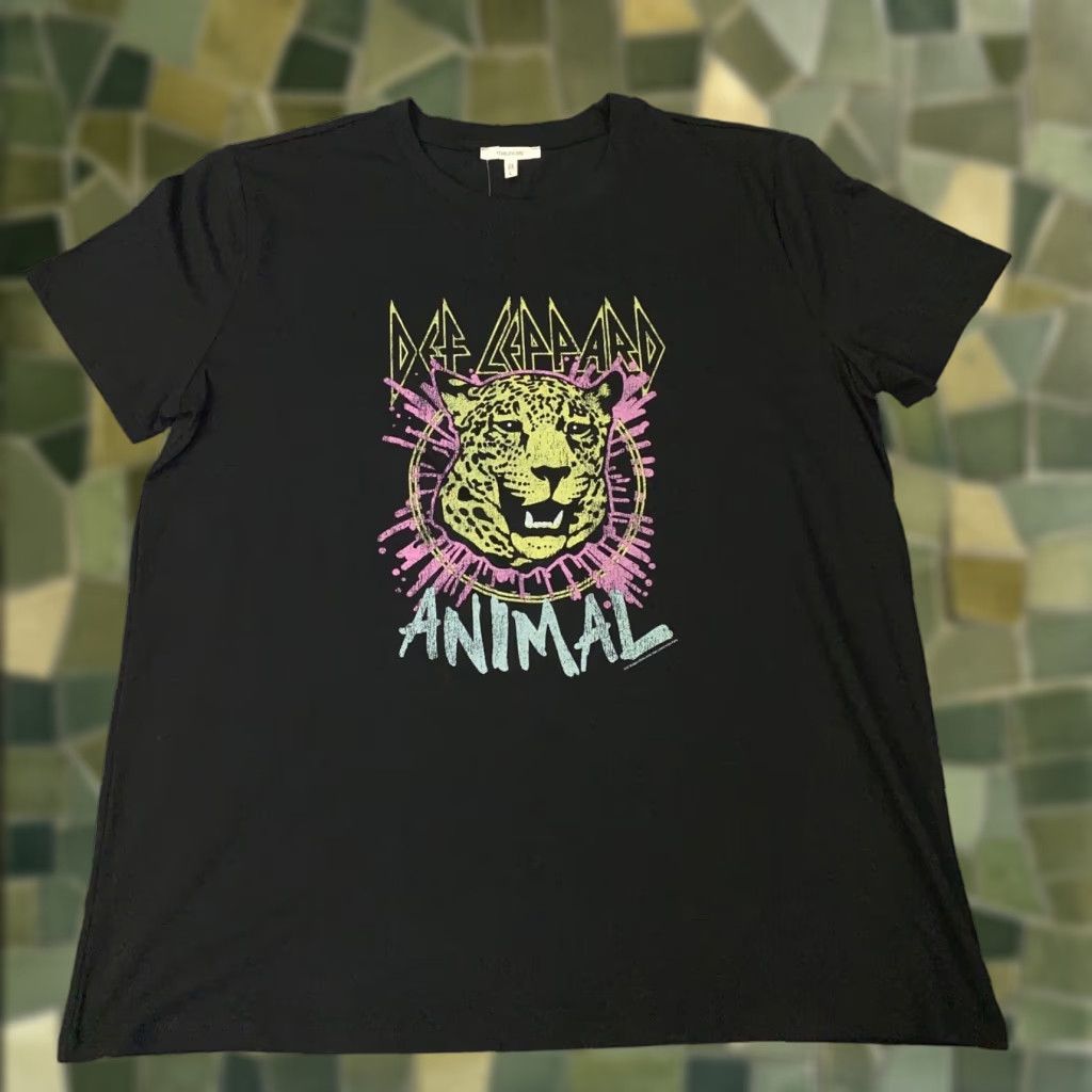 Vintage Maurices Def Leppard Shirt Top Womens Large Black Rock Tee Canvas Shirt Womens L Black Rock Concert Tee Size L / US 10 / IT 46 - 1 Thumbnail