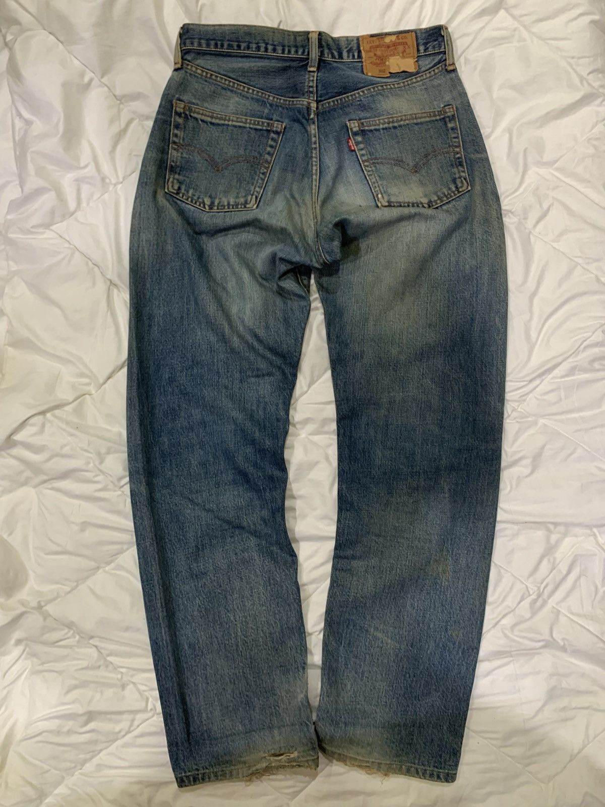 Levi's Vintage Clothing Levis 502 xx Big E Selvedge Japan Size US 31 - 9 Thumbnail