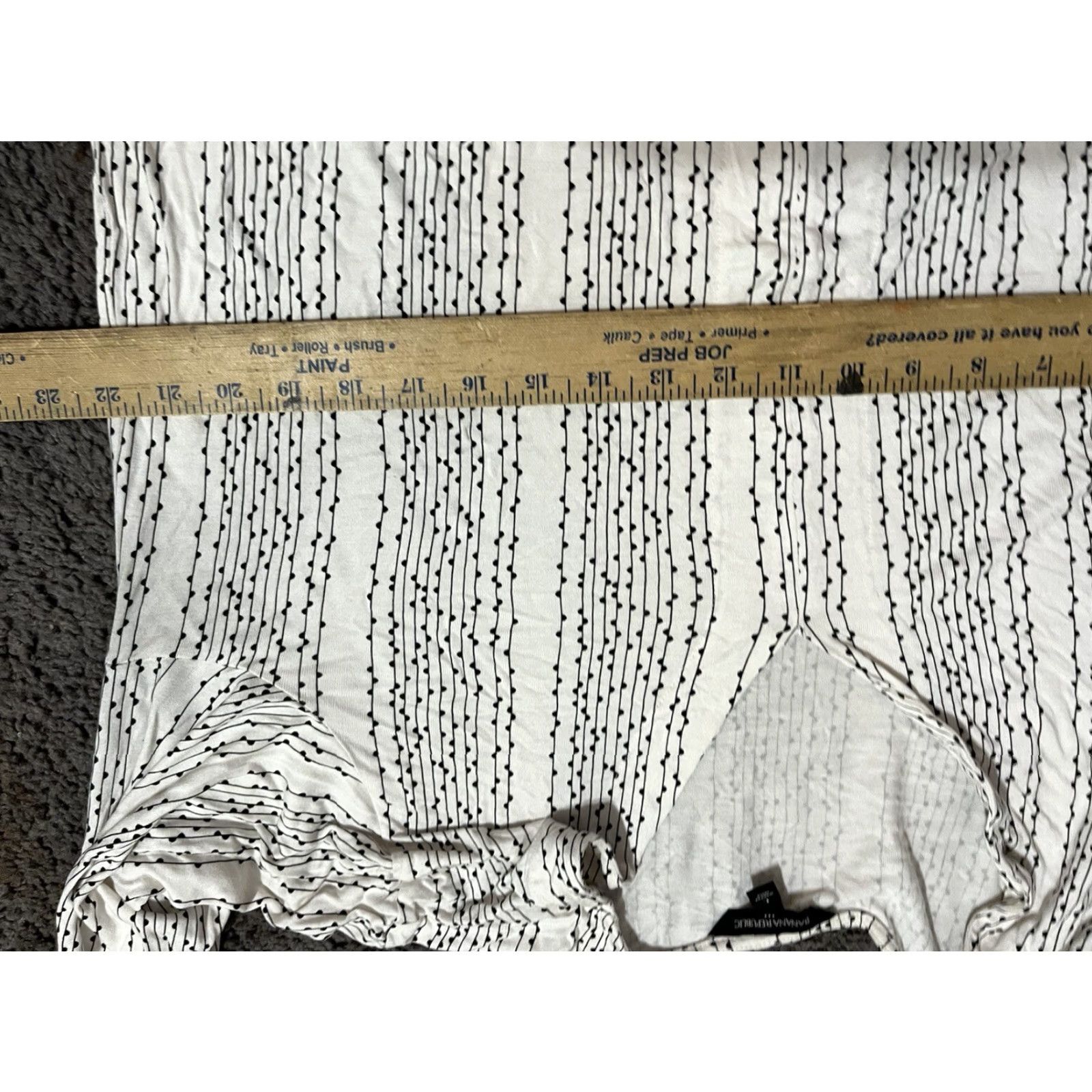 Banana Republic Banana Republic Blouse Shirt Large L White Round Neck Tie Sleeve Women's Adult Regular Size L / US 10 / IT 46 - 4 Thumbnail